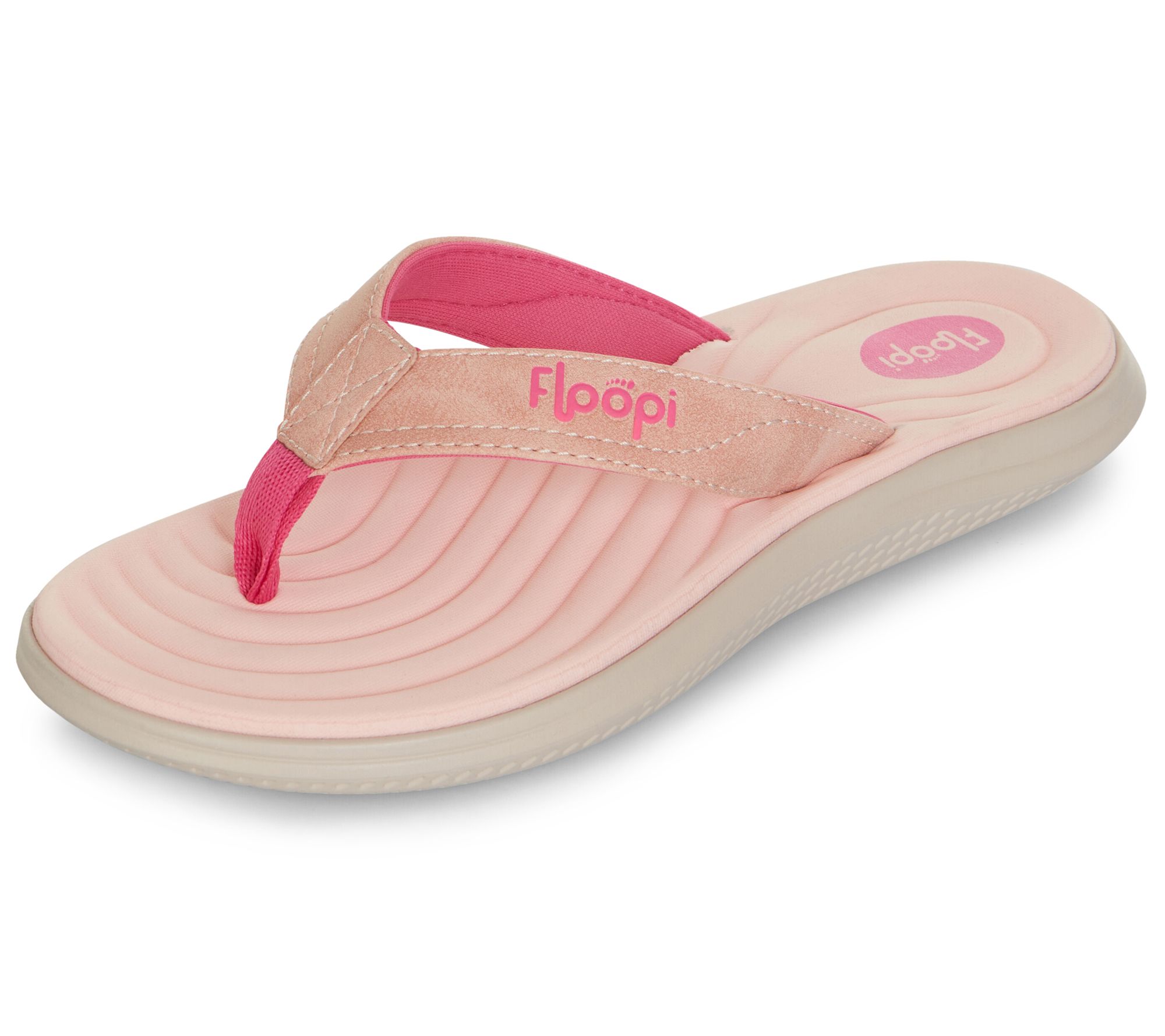 Floopi Summer Pearl-Textured Thong Flip-Flop
