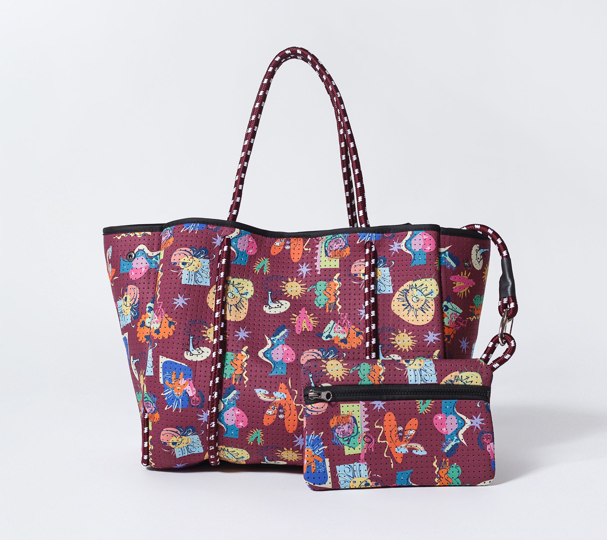 Pop Ups Brand Everyday Washable Tote w/ Pouch- Classics