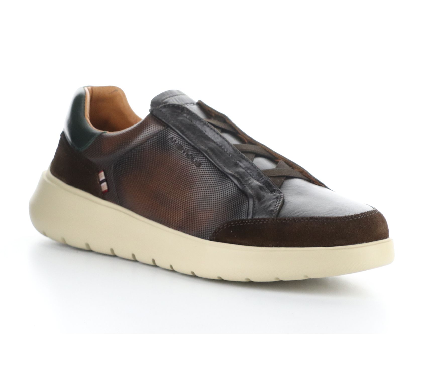 Ambitious Men's Leather Pull On Sneaker  - 1372 1