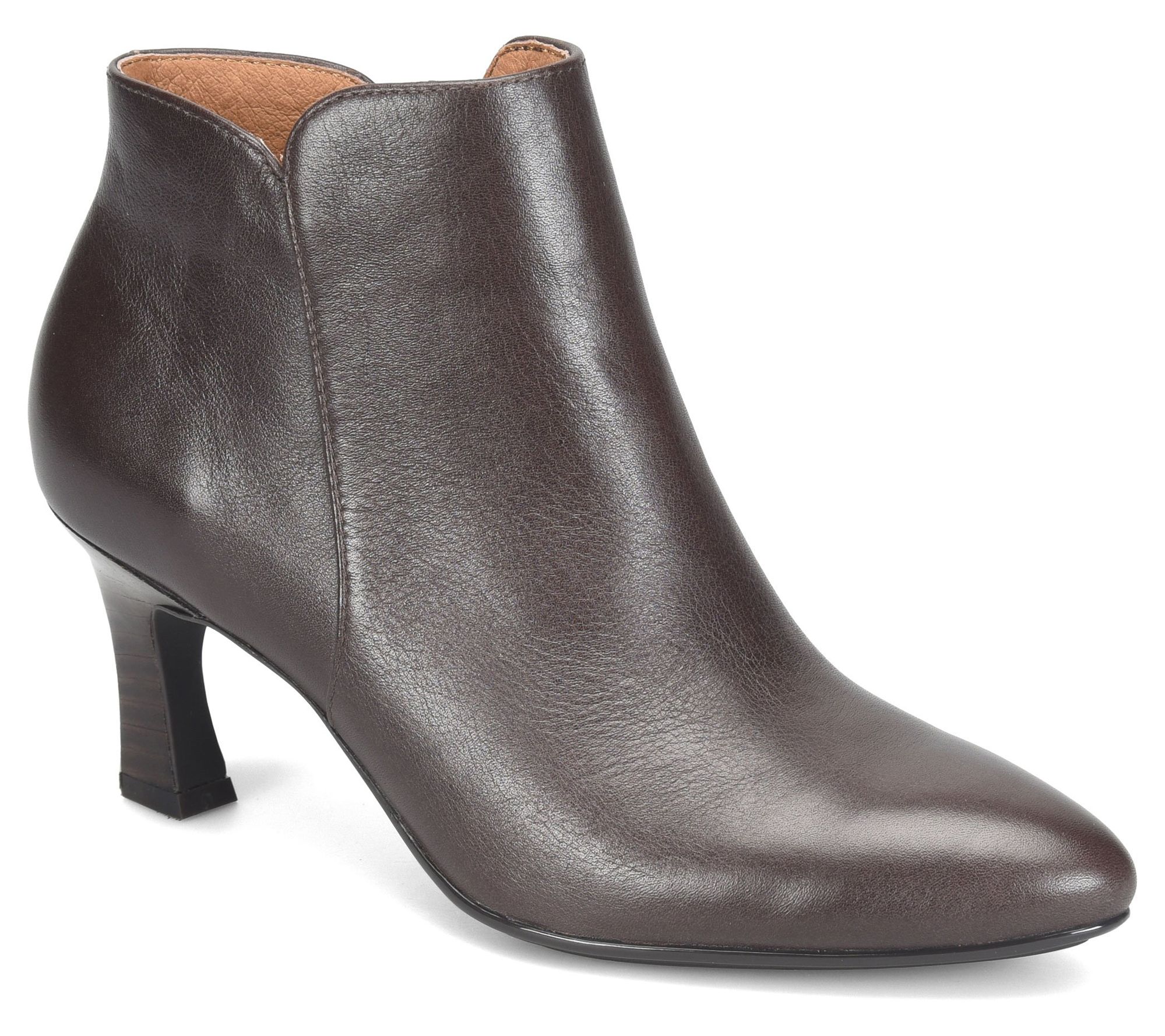 Sofft Leather Dress Heeled Bootie - Sasha