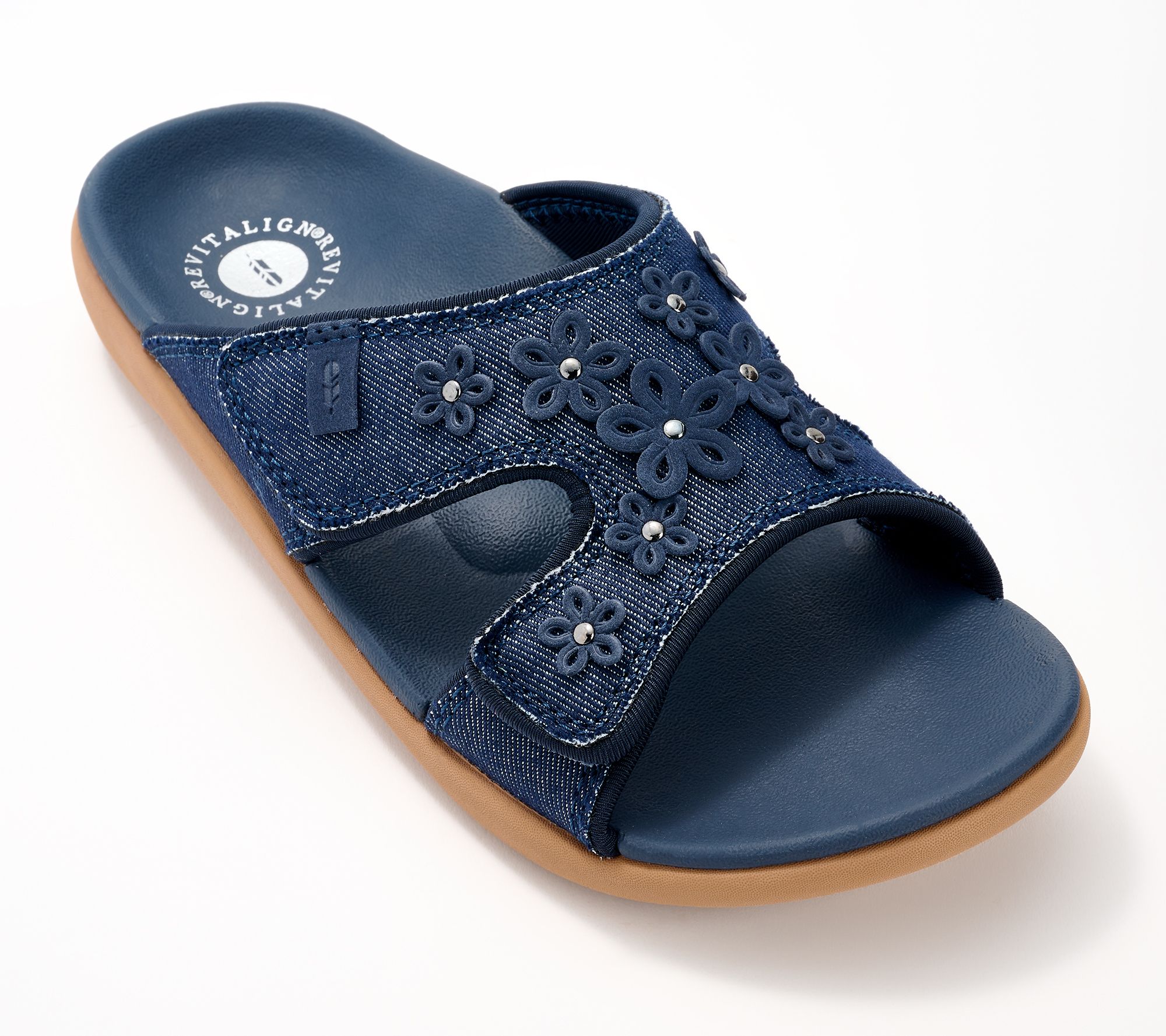 Revitalign Orthotic Floral Slide Sandals - Kholo Hamptons