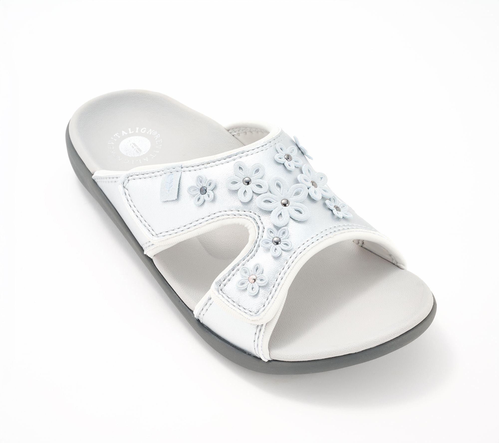 Revitalign Orthotic Floral Slide Sandals - Kholo Hamptons