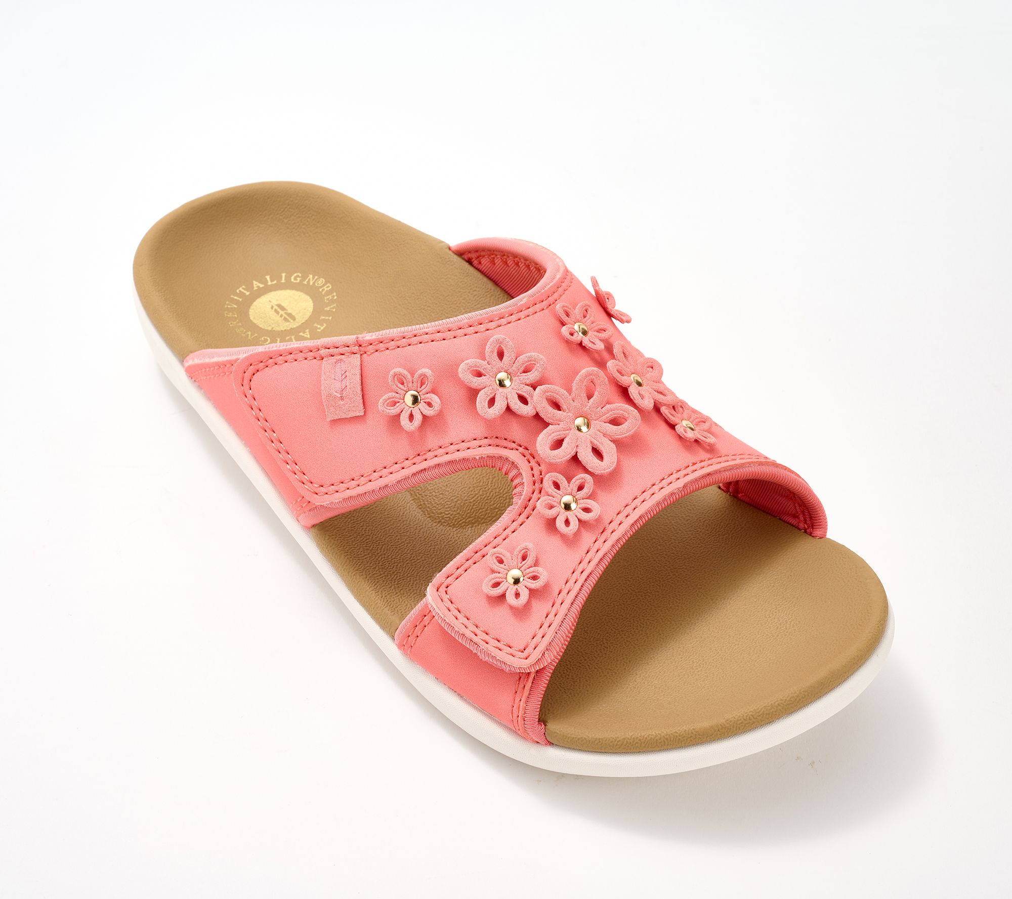 Revitalign Orthotic Floral Slide Sandals - Kholo Hamptons