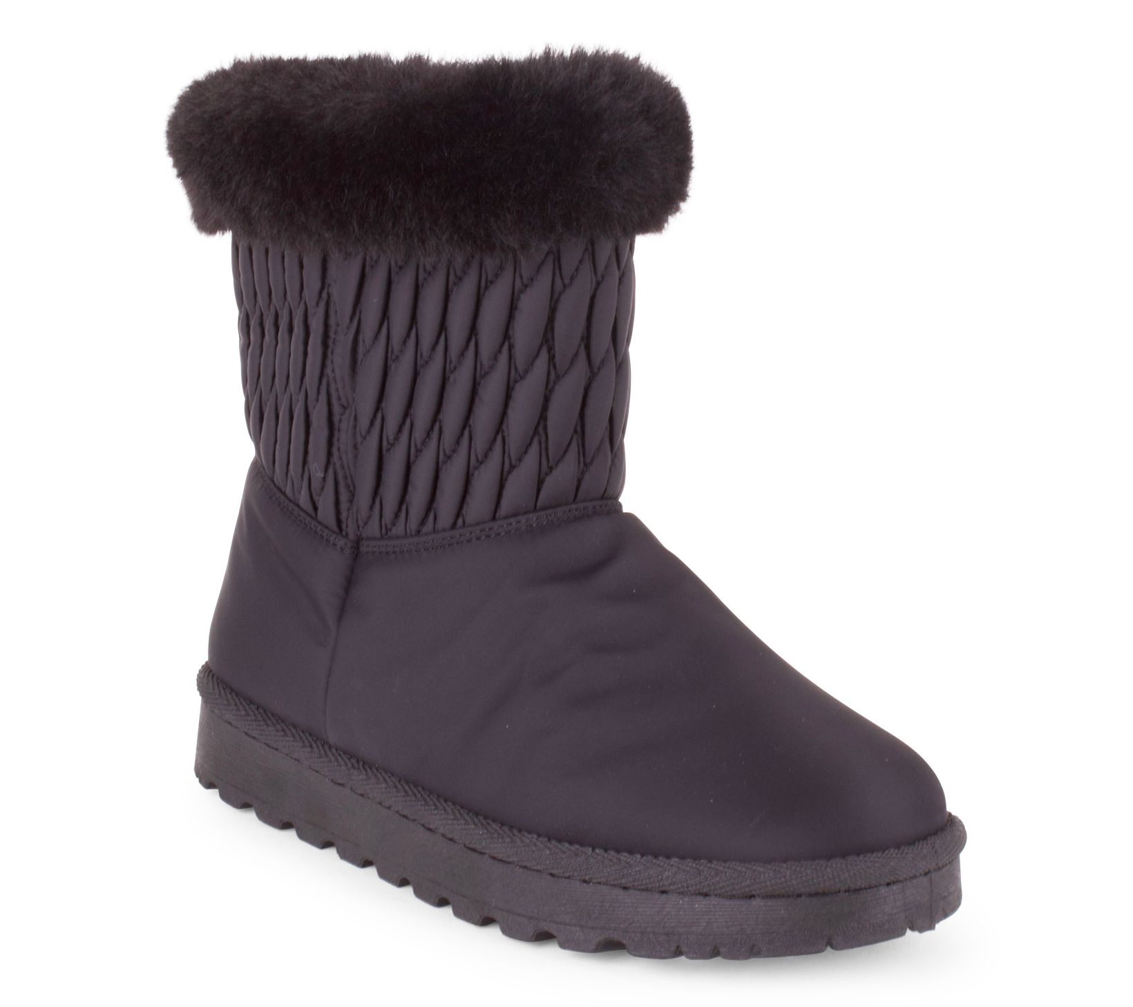 Danskin Mid-Calf Quilted Boot - Fritter