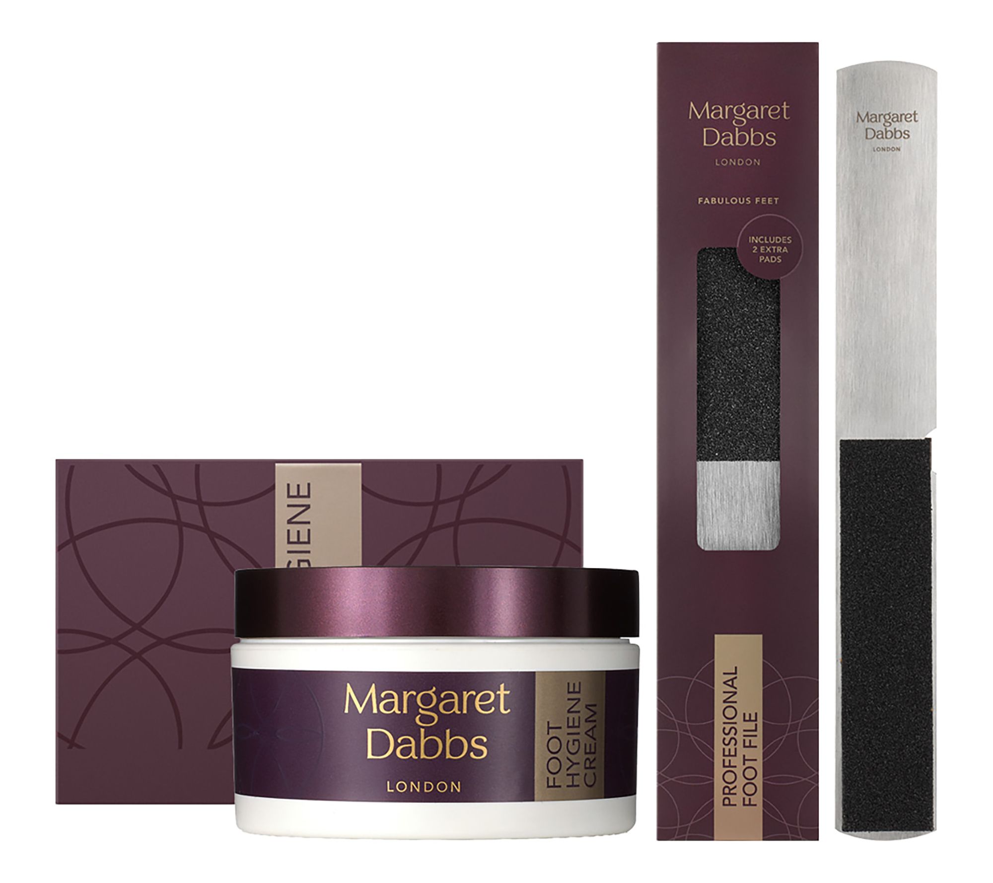 Margaret Dabbs London Foot Hygiene Cream and Fo ot File