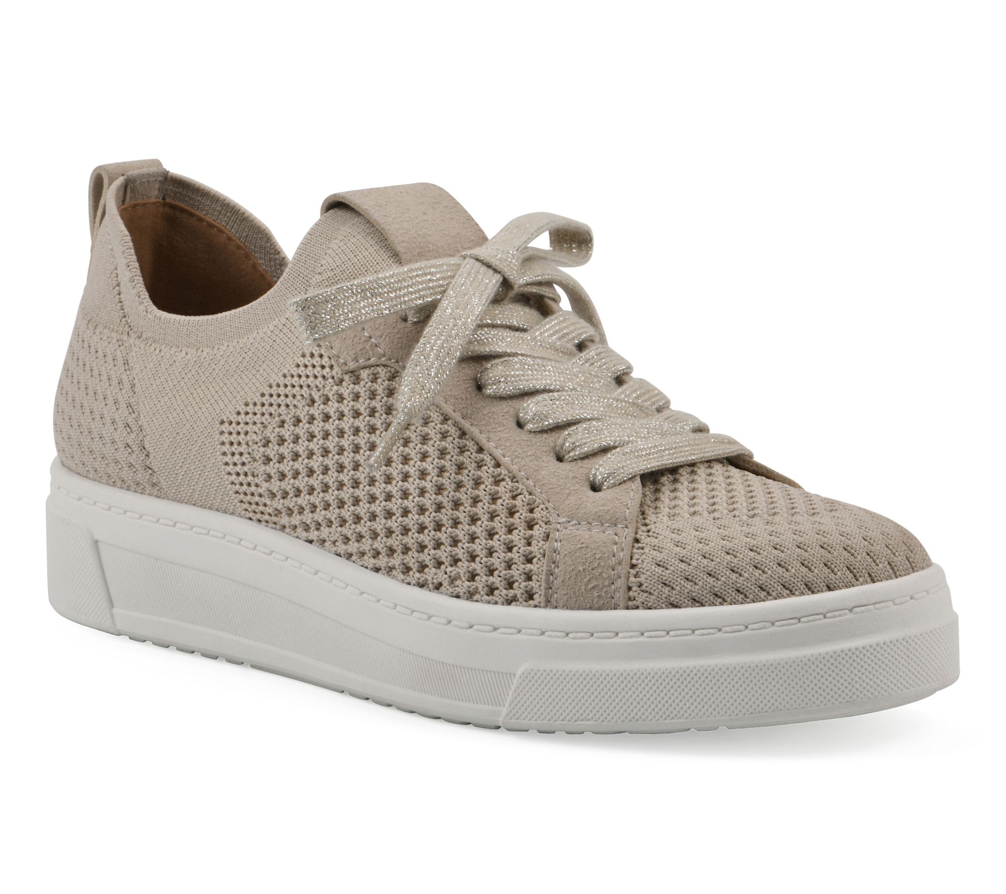 White Mountain Lace-up Sneaker - Uncut