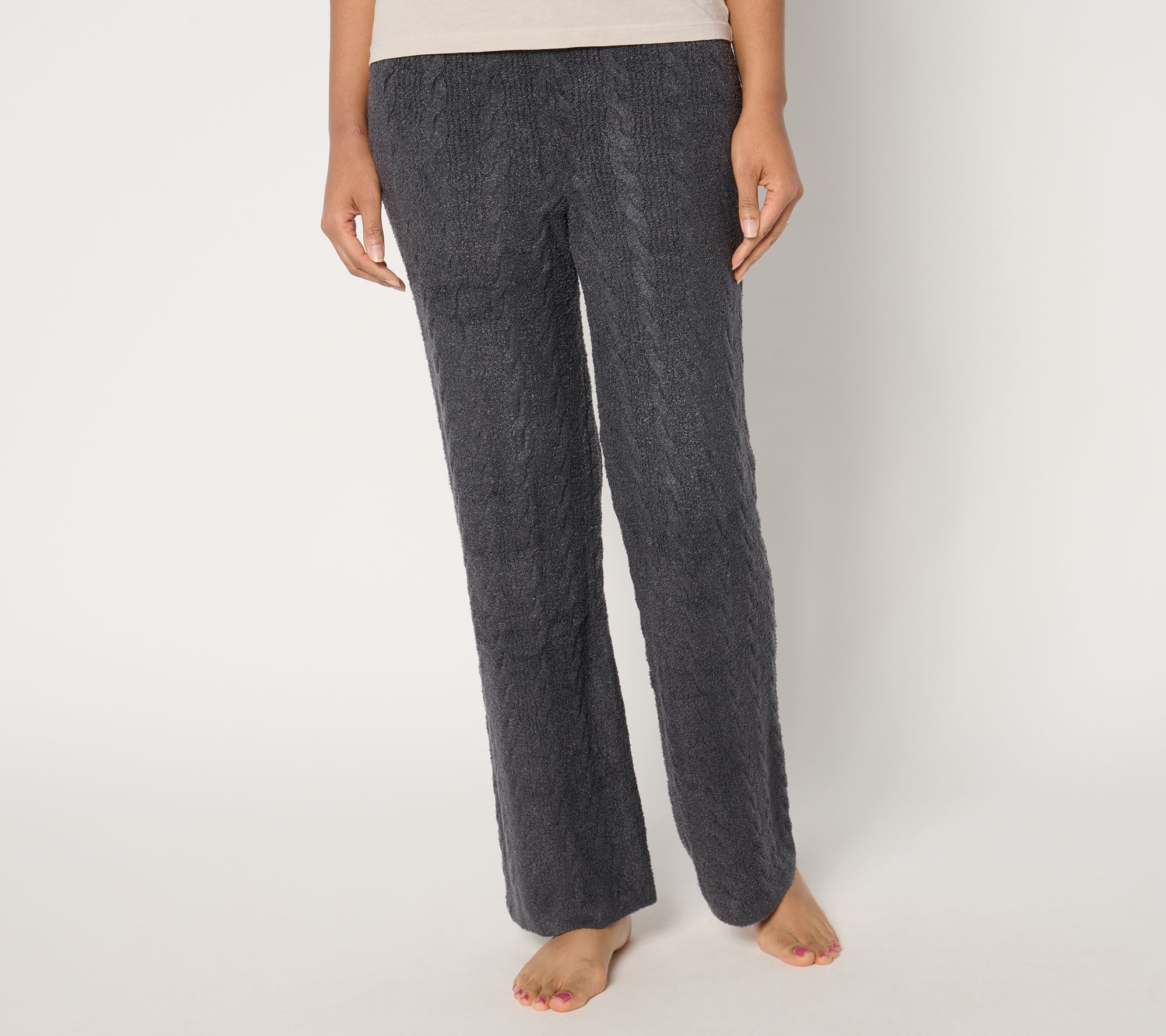 "As Is" Barefoot Dreams Reg CozyChic Lite Cable Pant