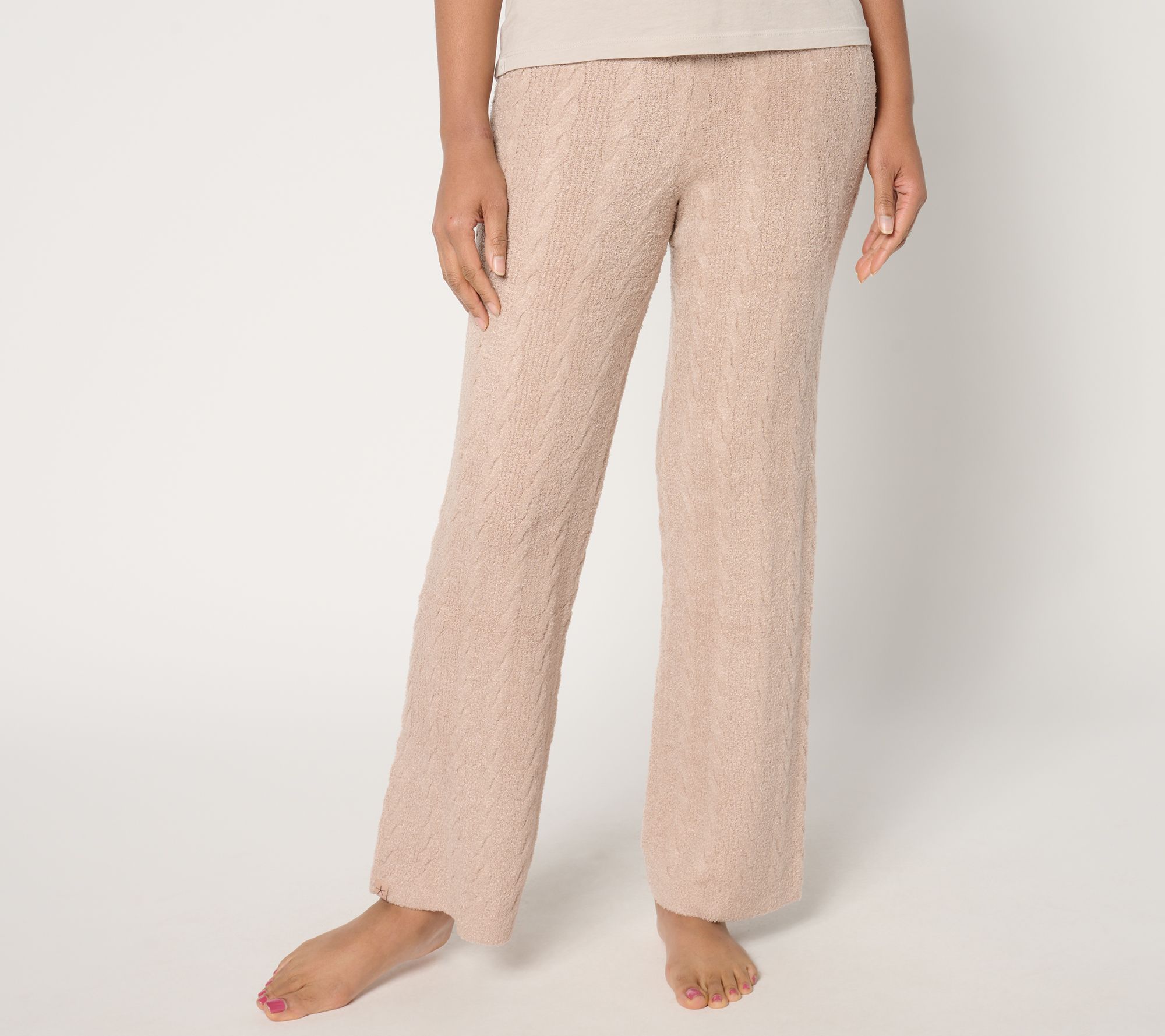 "As Is" Barefoot Dreams Reg CozyChic Lite Cable Pant