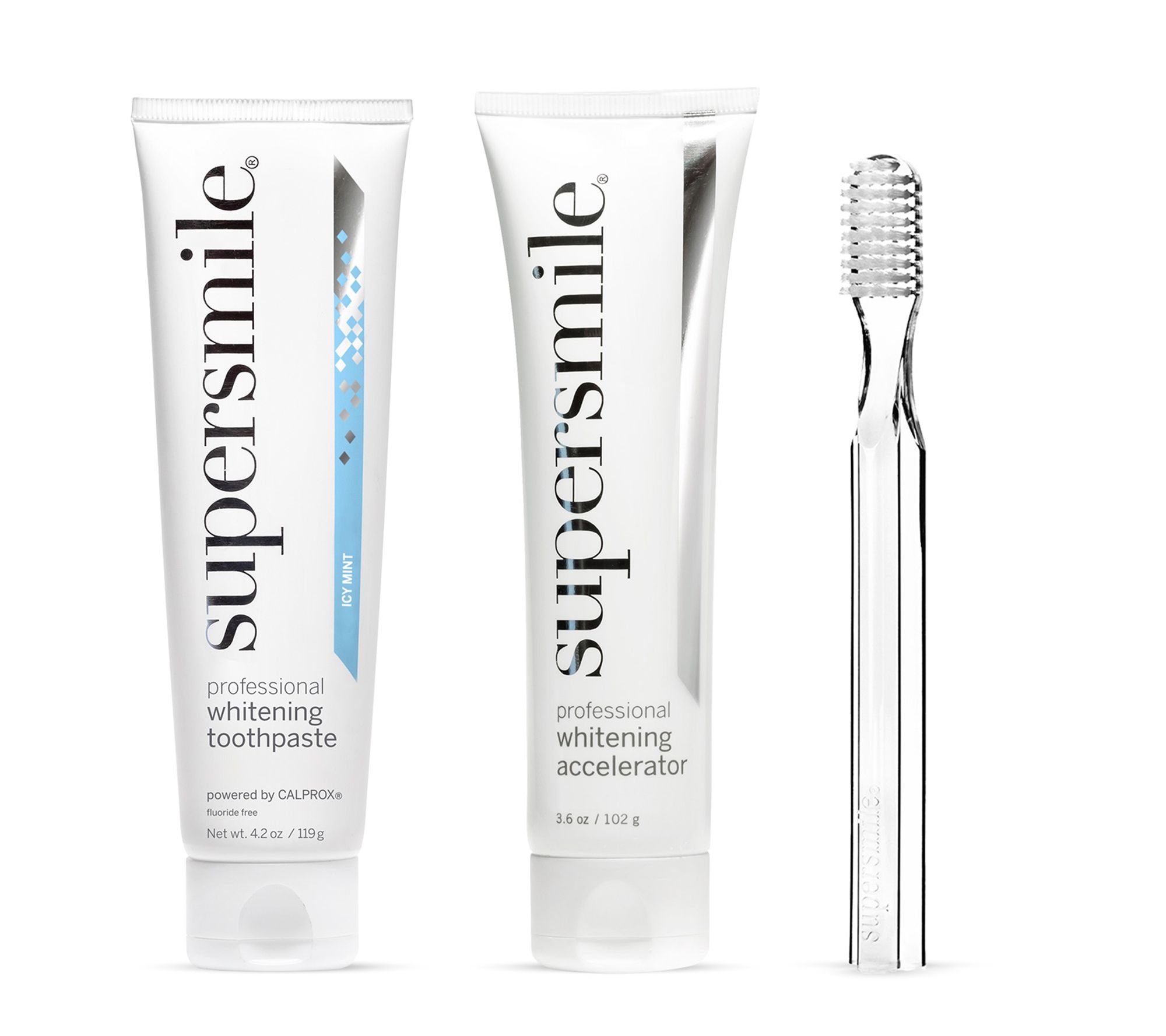 Supersmile Toothpaste , Accelerator & Brush 3-Pc Kit