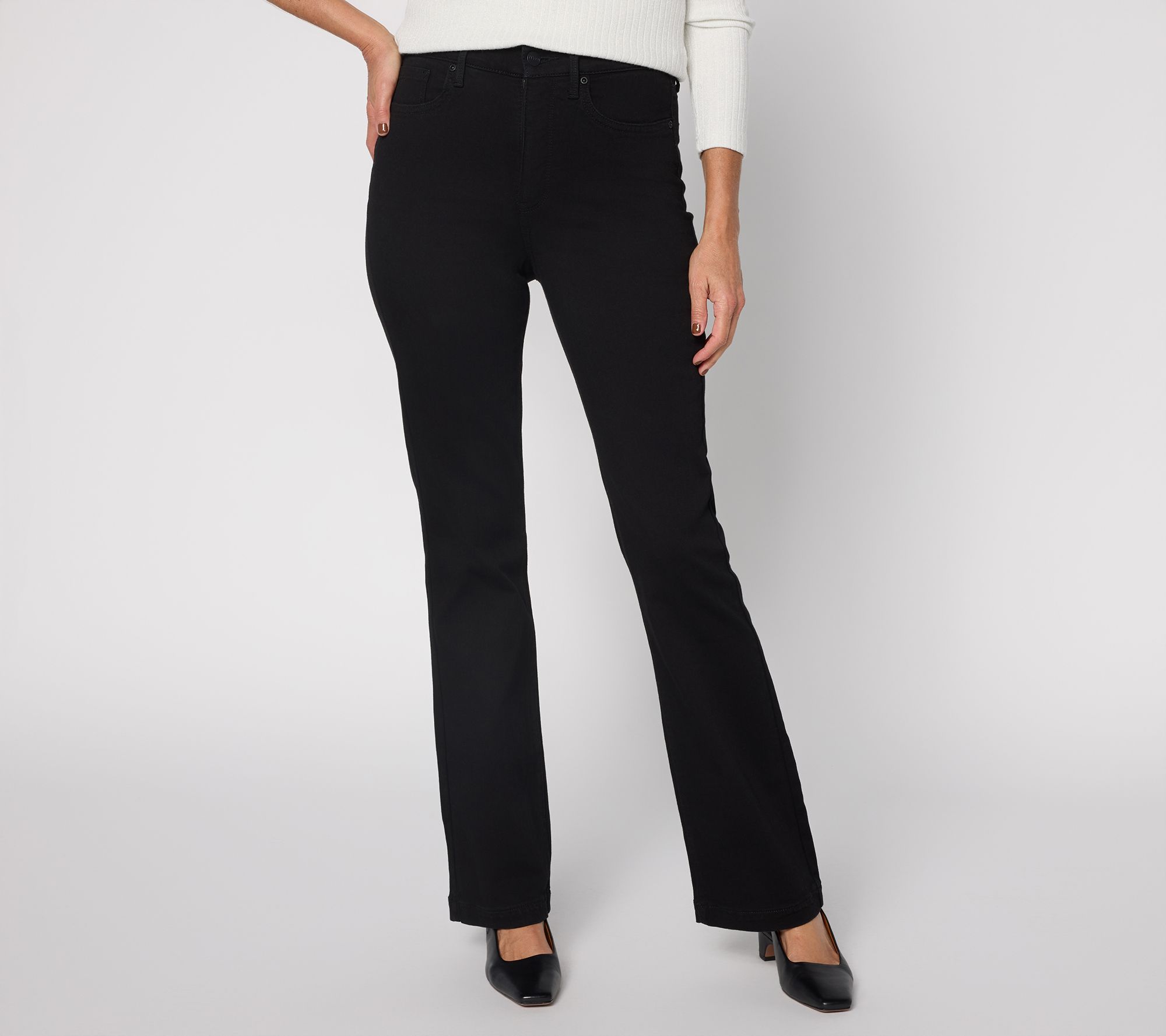 NYDJ Tall Sure Stretch High-Rise Barbara Bootcut Jeans- Tall