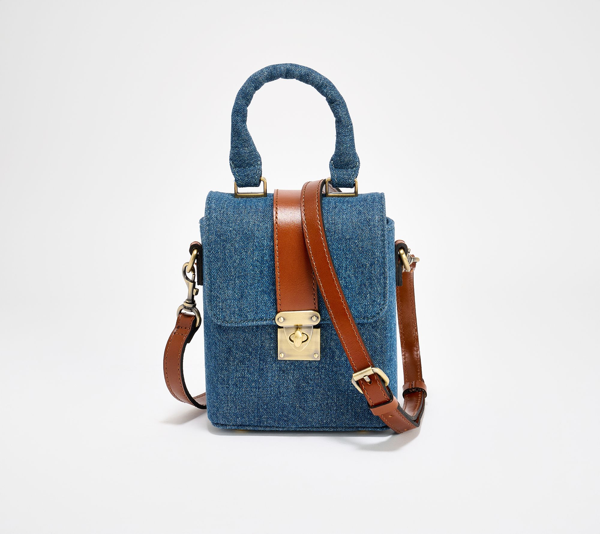  Patricia Nash Olivola Leather Top Handle Crossbody