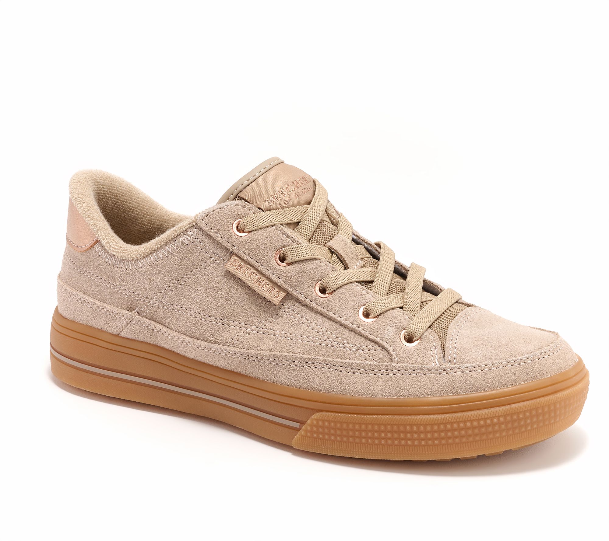  Skechers Arch Fit Gallery  Suede Sneakers