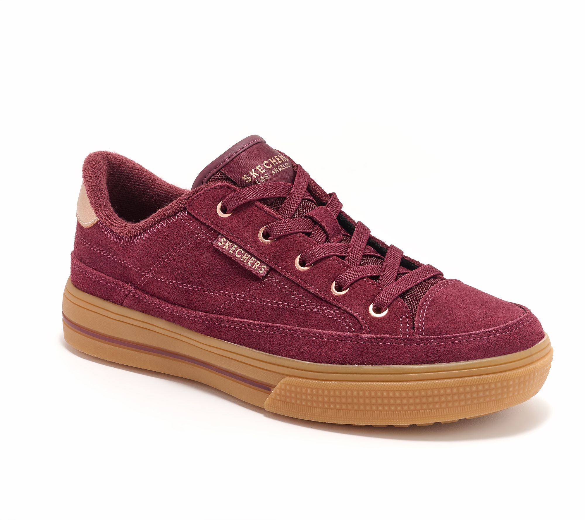 Skechers Arch Fit Gallery  Suede Sneakers