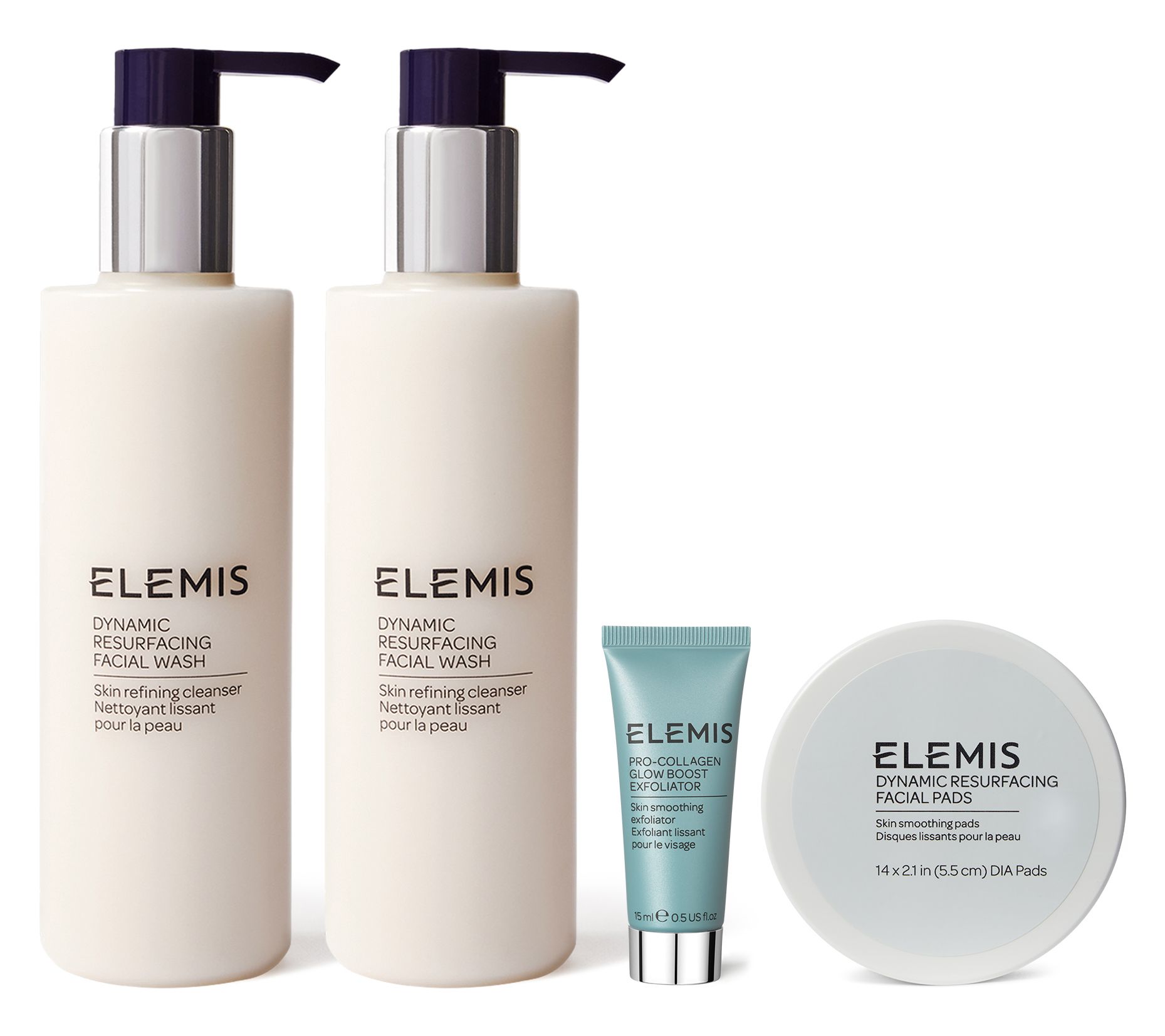 ELEMIS Dynamic Resurfacing Wash Duo with Glow on the Go Set