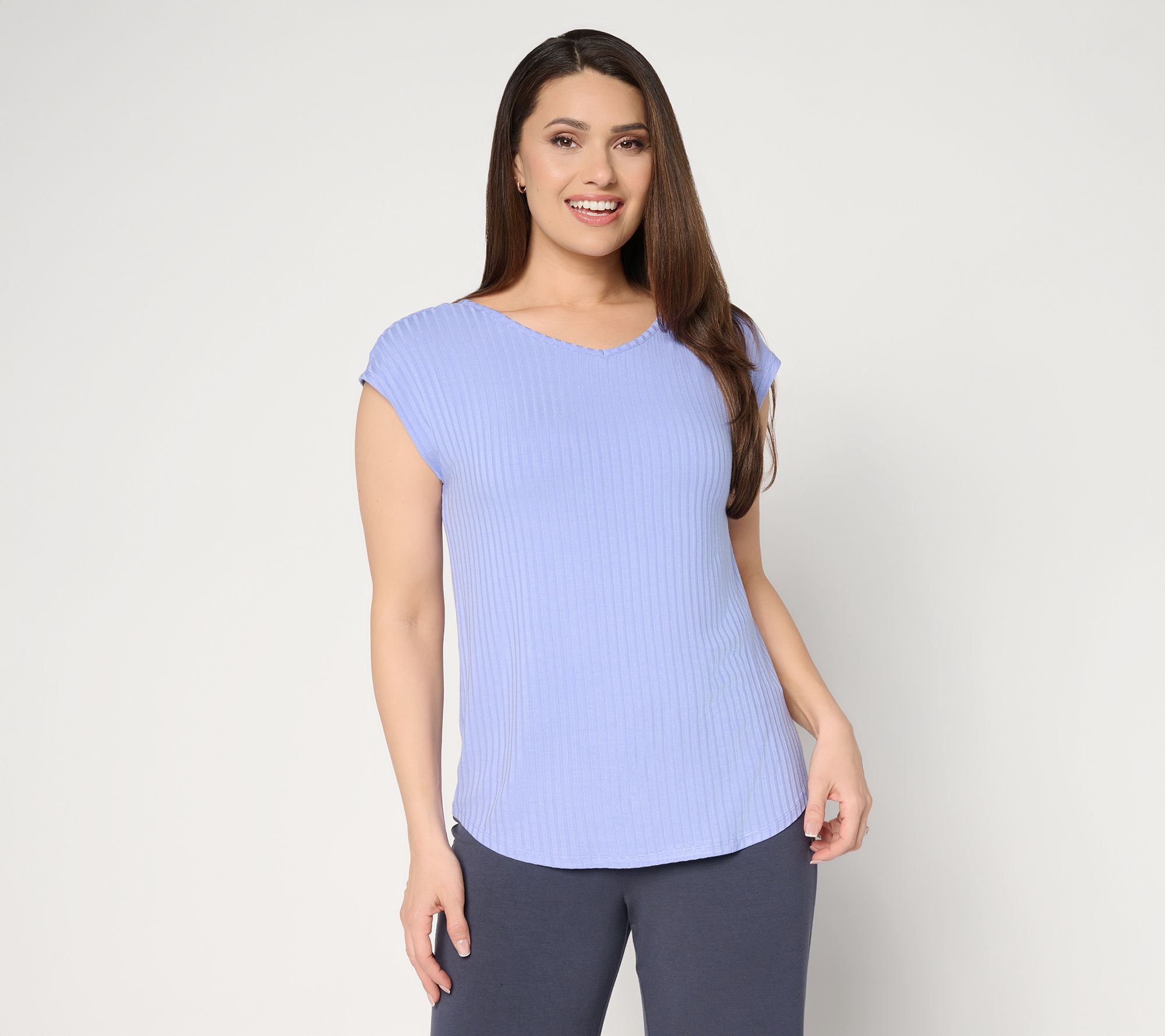 Modern Soul x Anybody Radiant Rib Extended Shoulder Tee w/ Support System