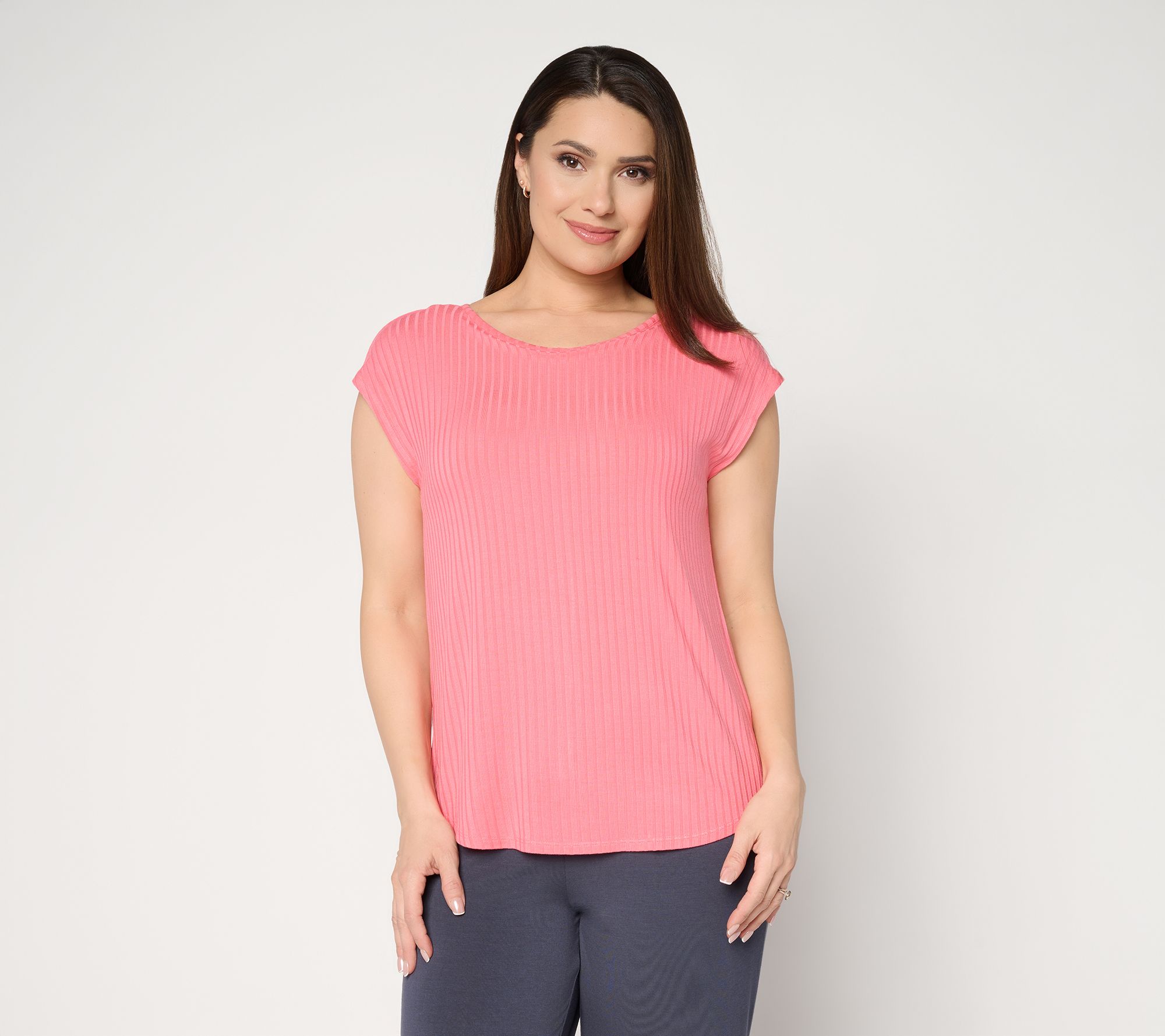 Modern Soul x Anybody Radiant Rib Extended Shoulder Tee w/ Support System