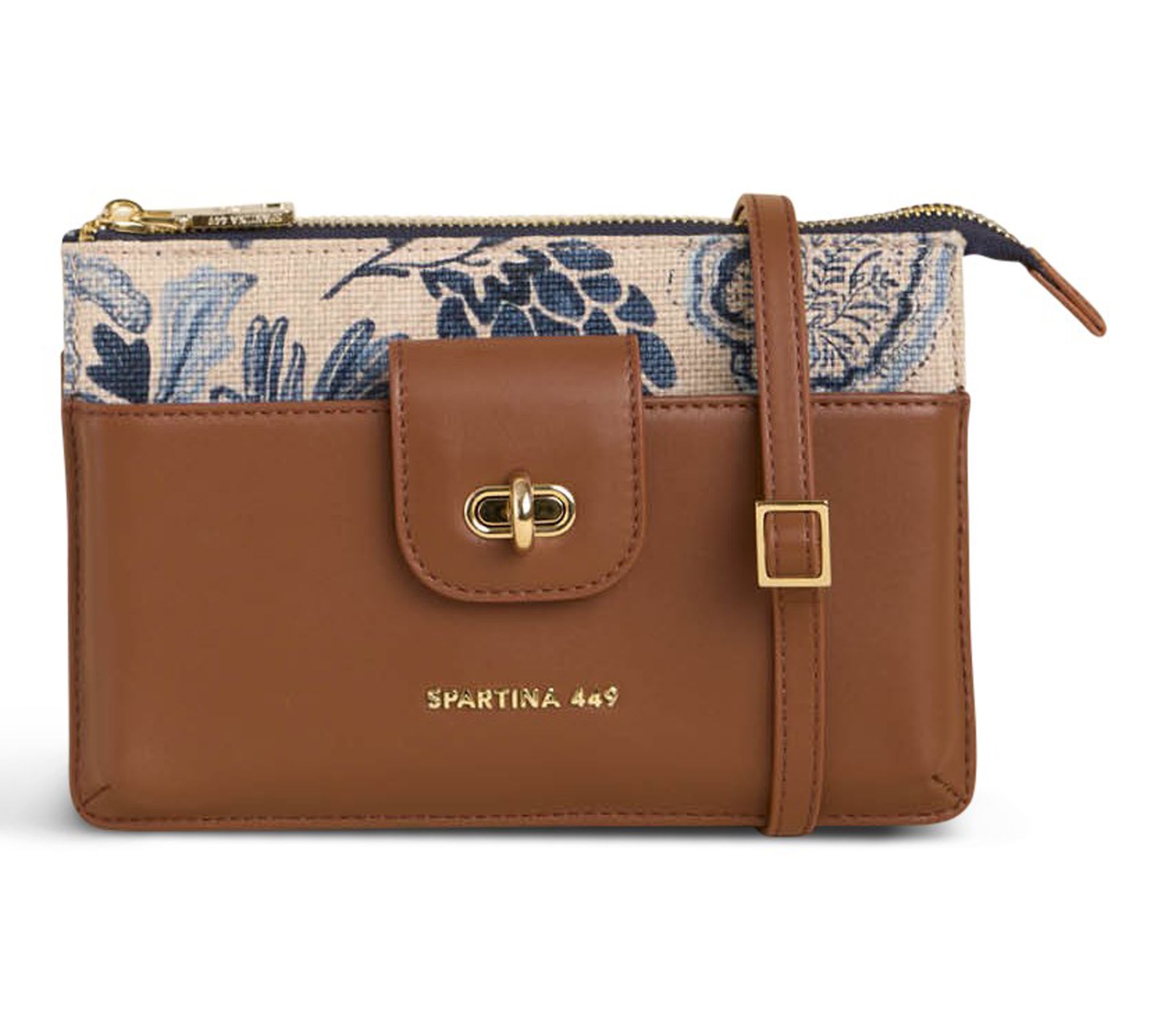 Spartina 449 Lindsey Phone Leather Crossbody -erpentine