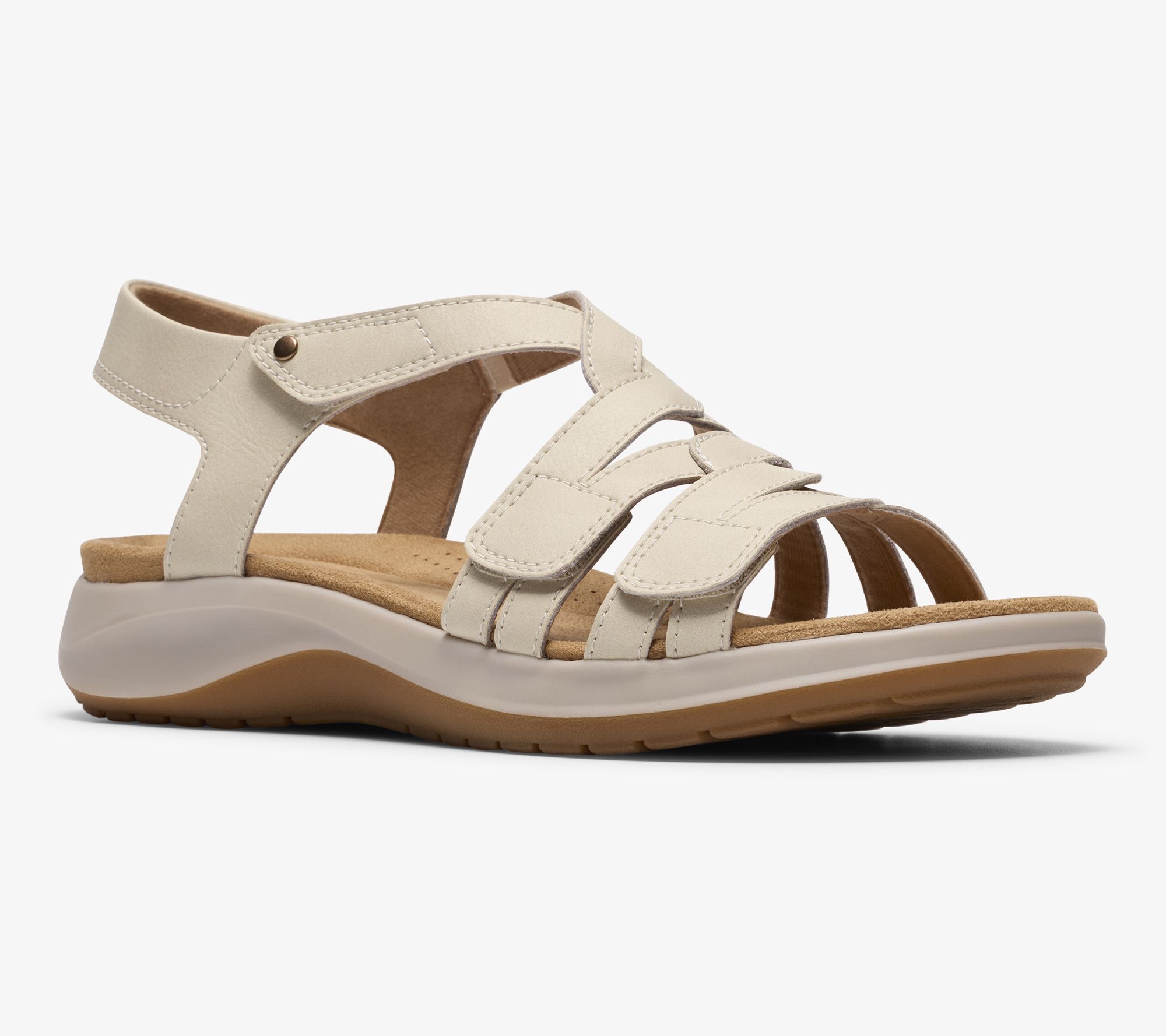 Clarks Collection Leather Sandals -Maelynn Paige