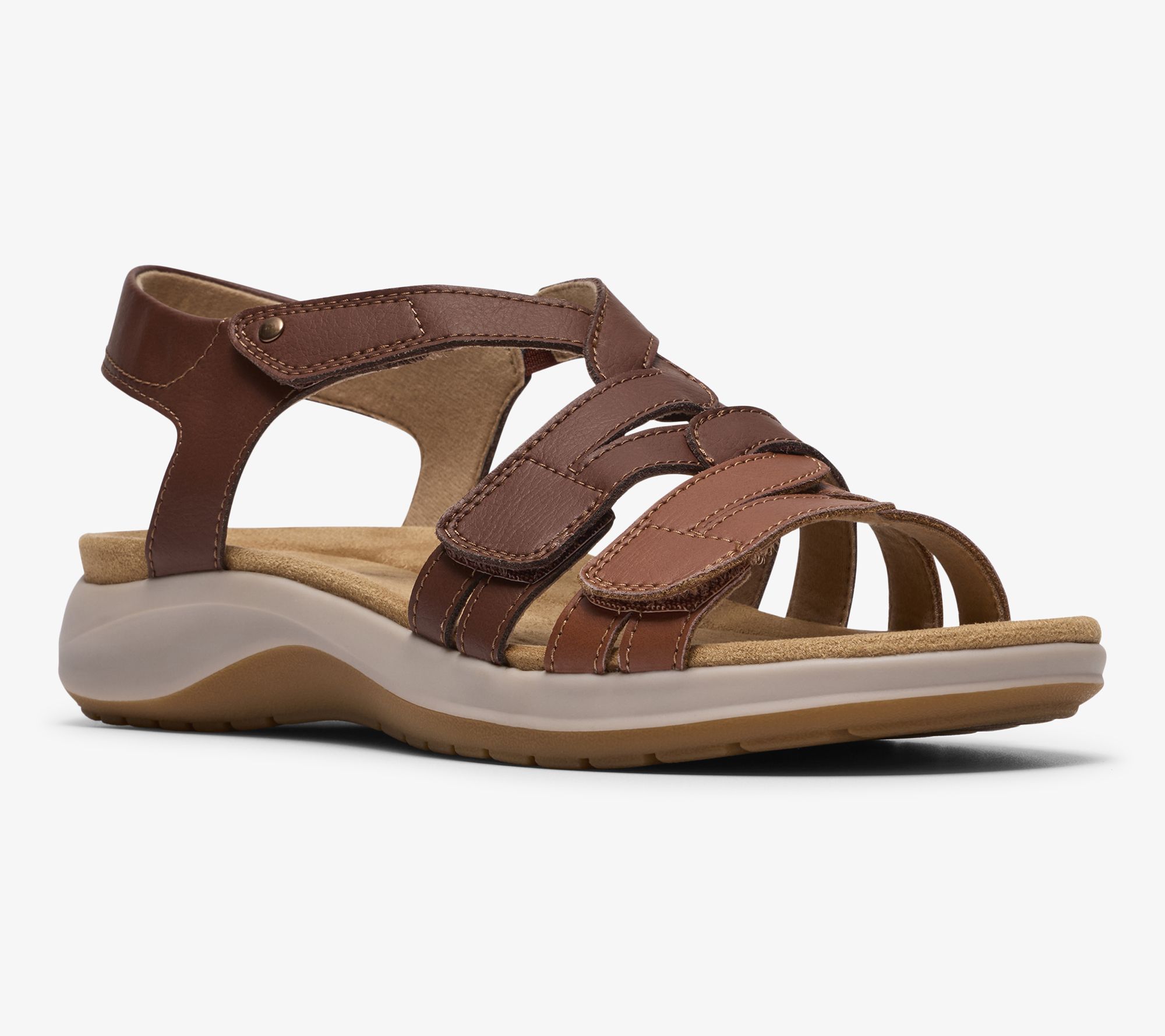 Clarks Collection Leather Sandals -Maelynn Paige