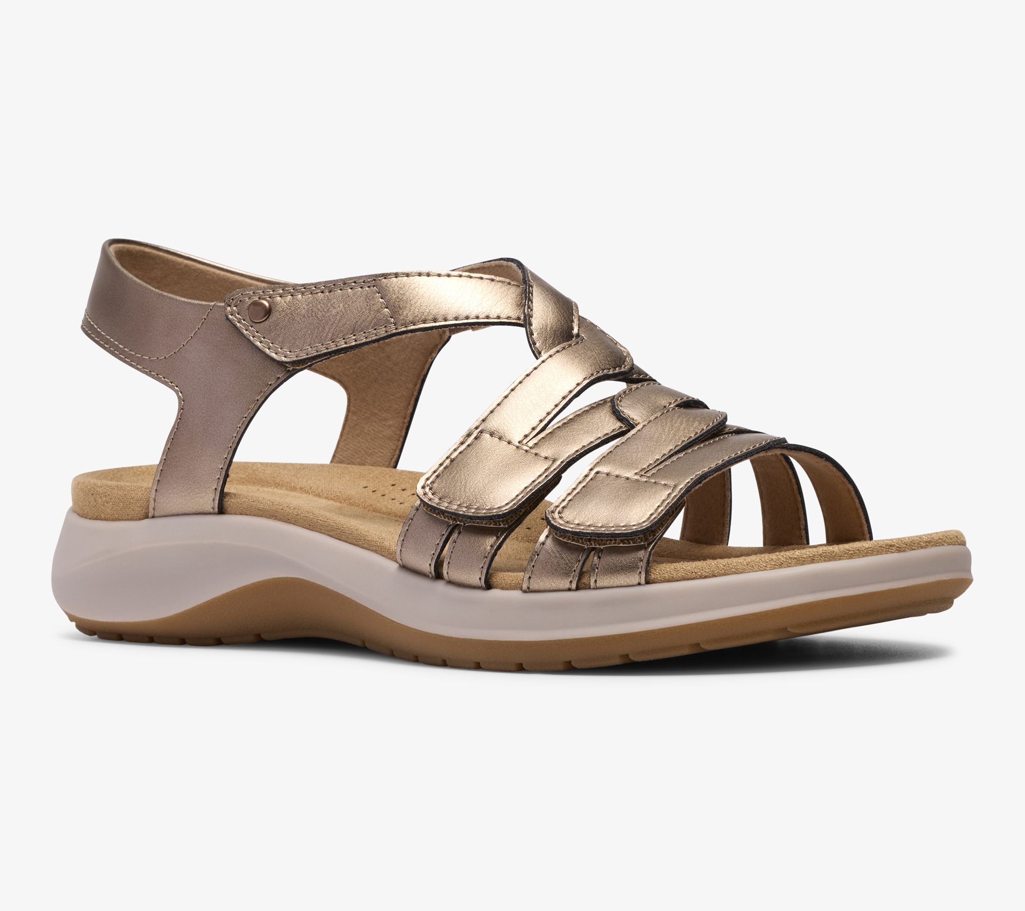 Clarks Collection Leather Sandals -Maelynn Paige