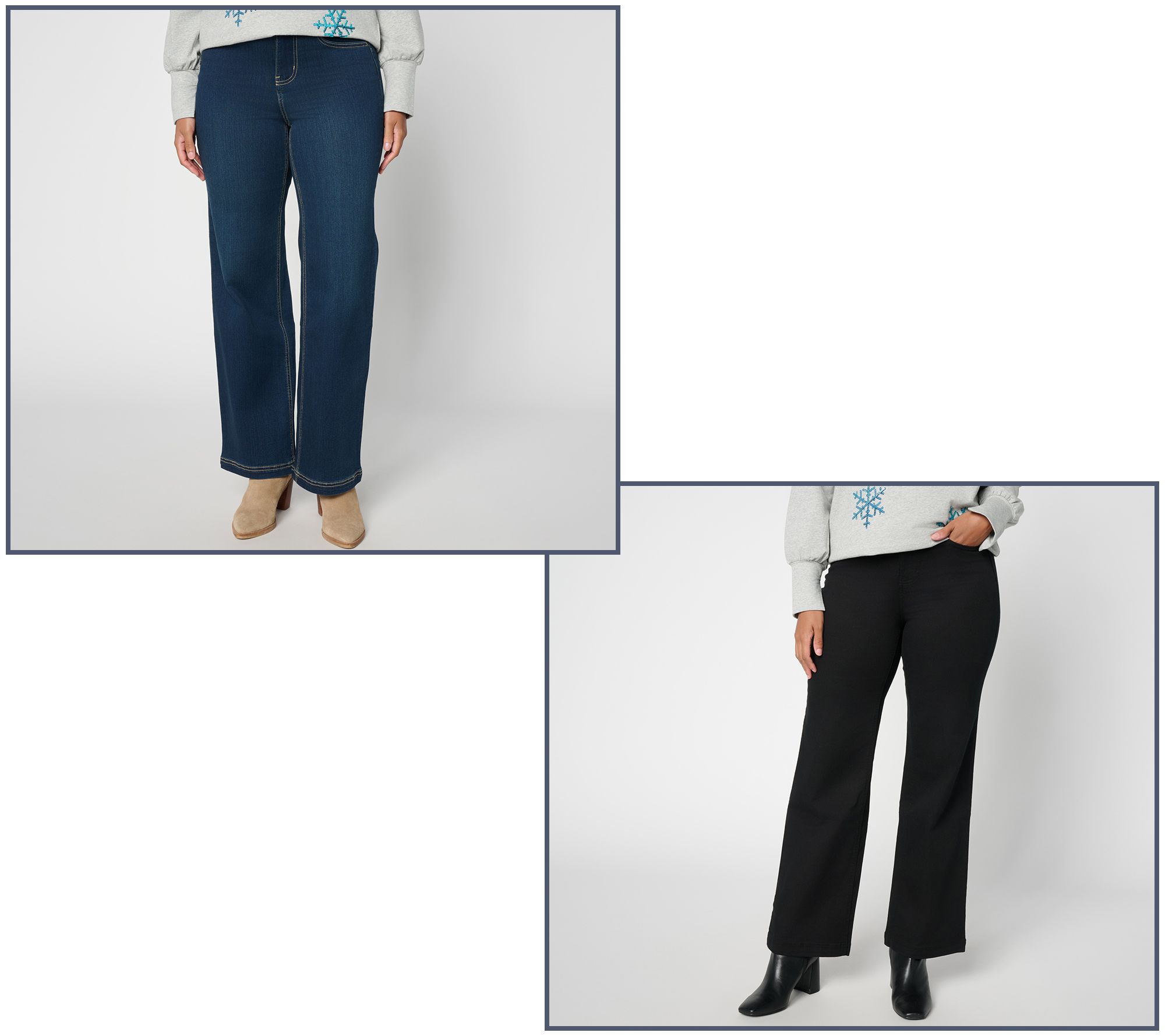 Belle by Kim Gravel TripleLuxe Relaxed Cool Girl Jeans