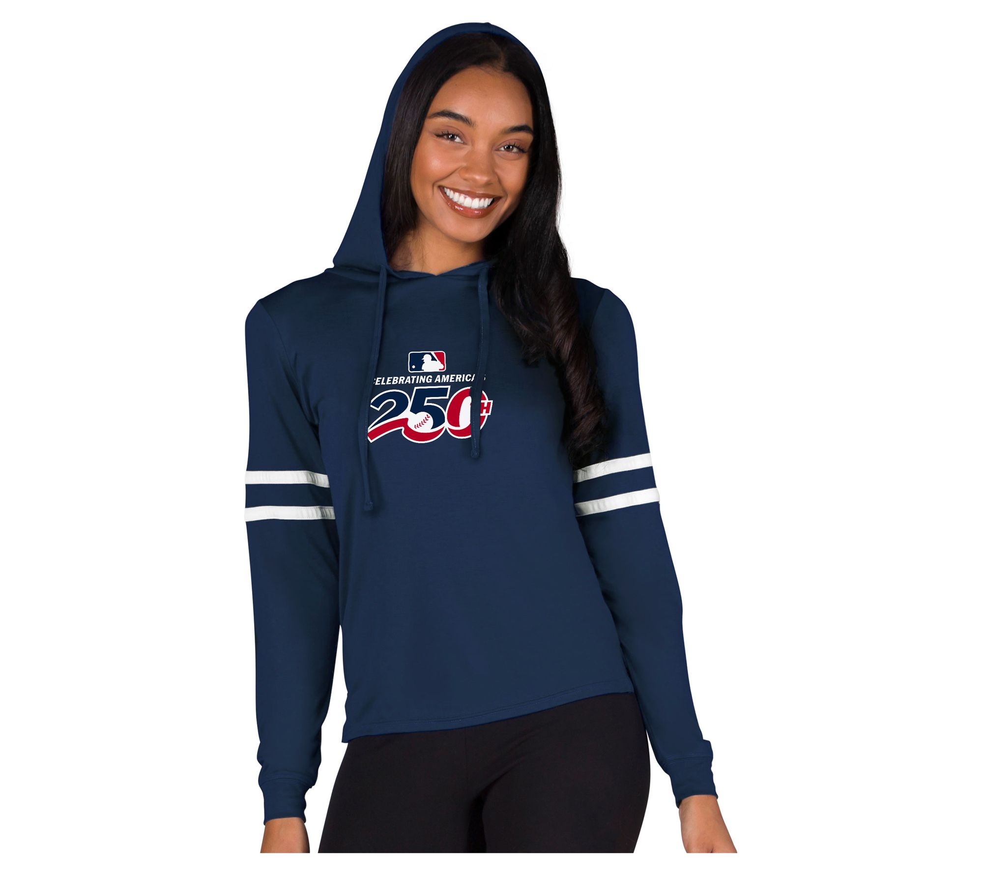 Concepts Sport Marathon MLB 250 Anniversary Ladies LS Hoodie