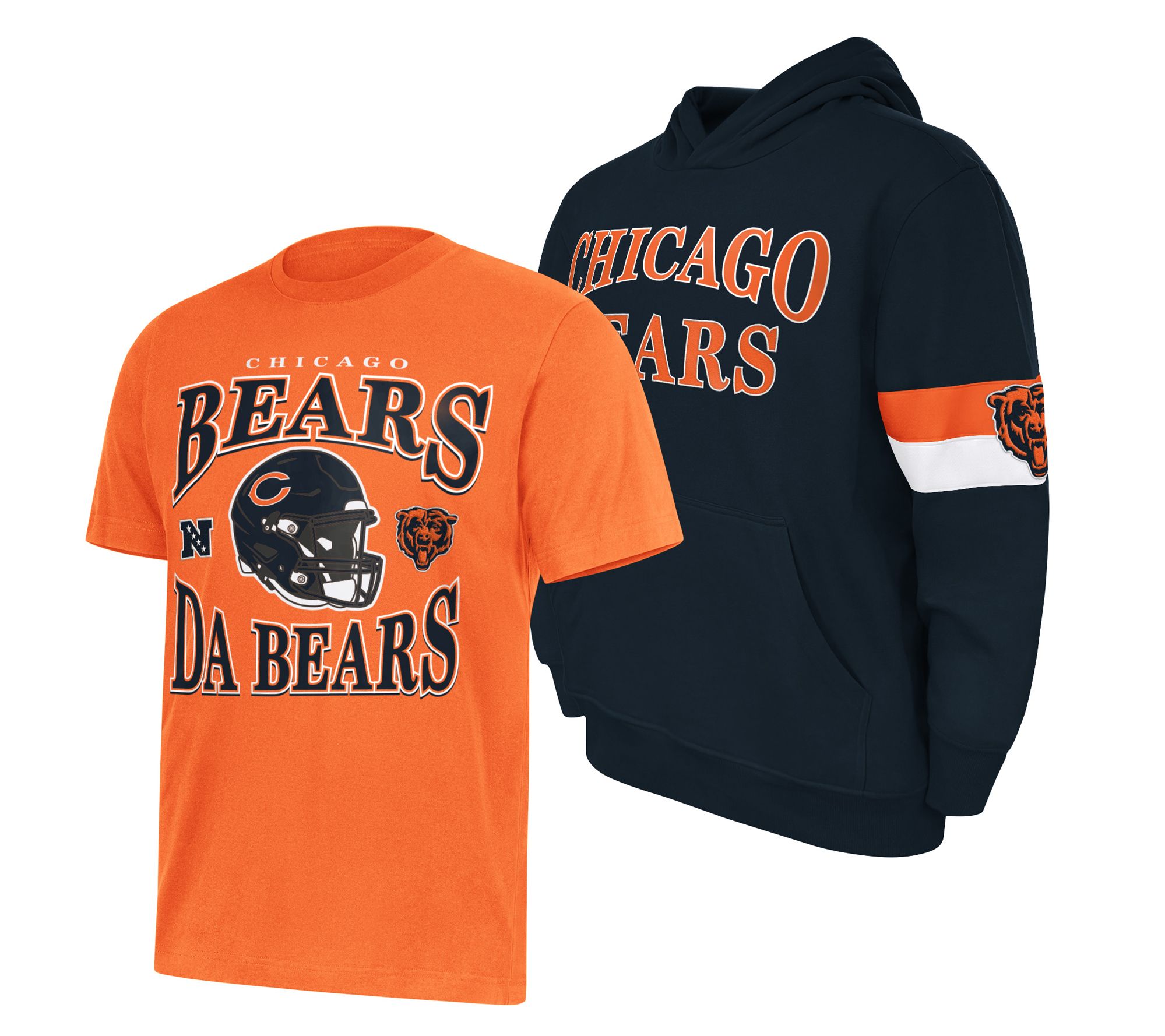 NFL Officially Licensed T -Shirt and Hooded Sweatshirt Set