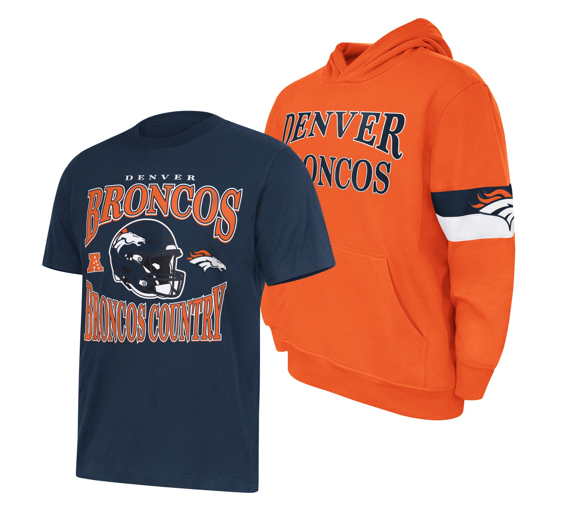 NFL Officially Licensed T -Shirt and Hooded Sweatshirt Set