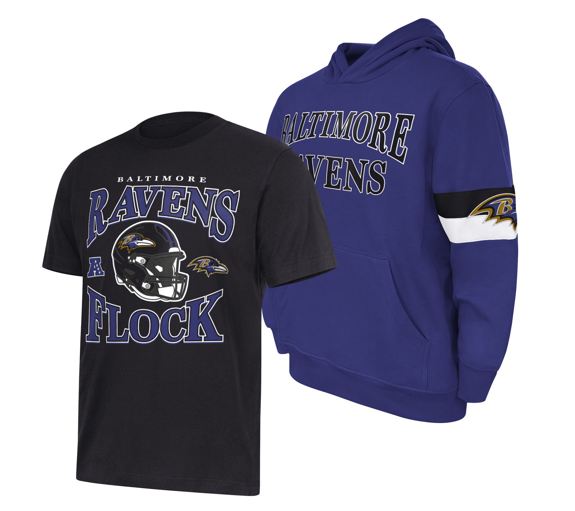 NFL Officially Licensed T -Shirt and Hooded Sweatshirt Set