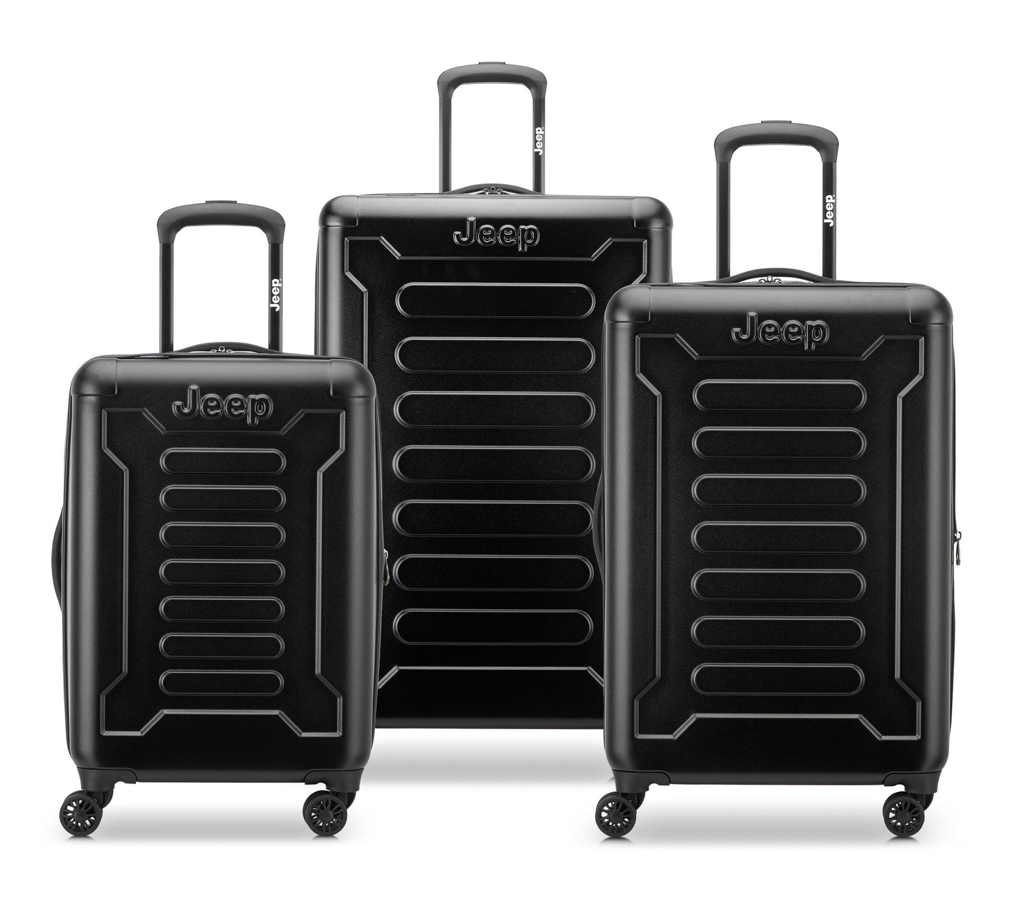 Delsey Jeep JHOO4C 3-Piece Expandable Luggage Set