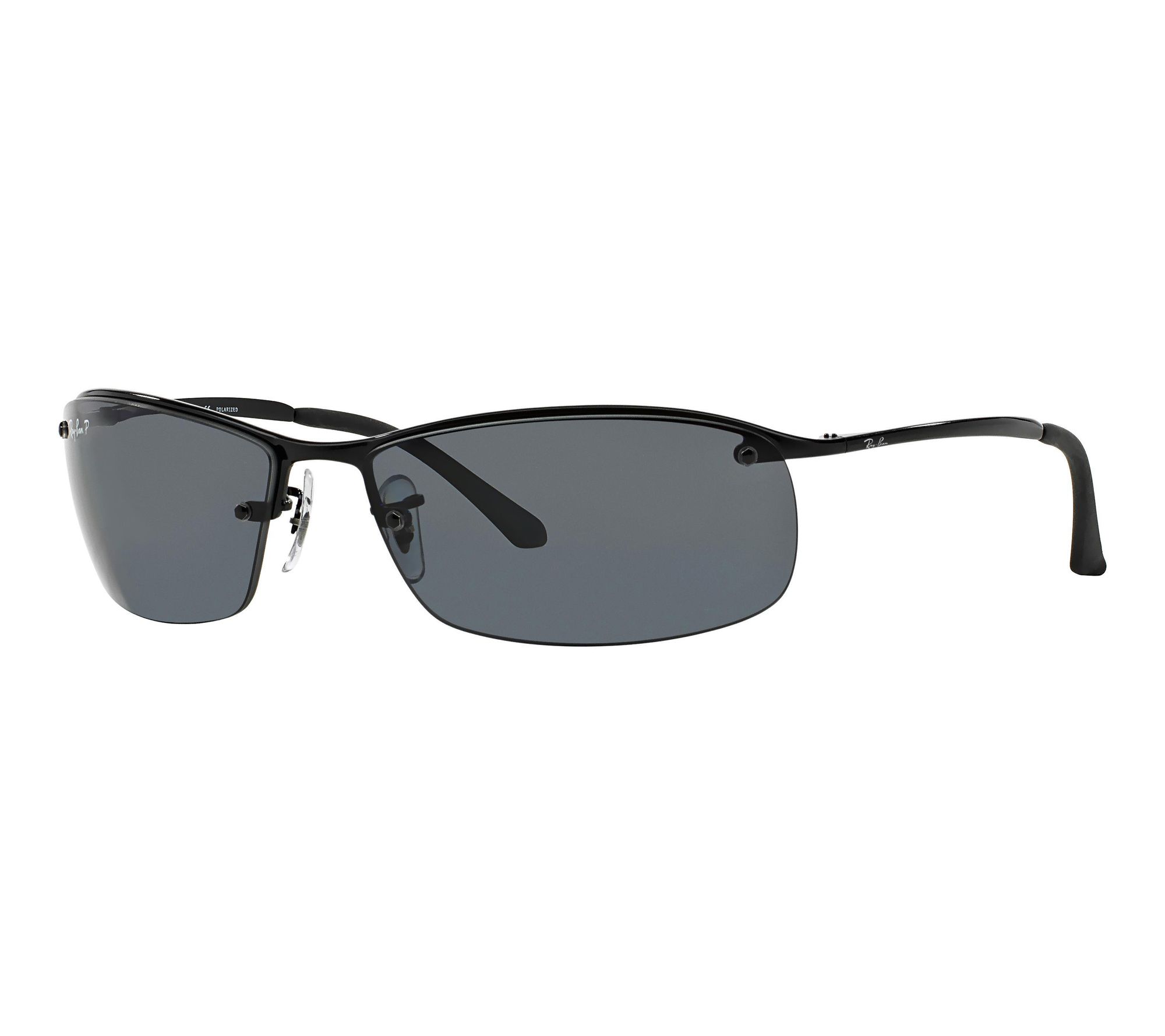 Ray-Ban Polarized RB3183 Sunglasses- Dark Grey-63mm