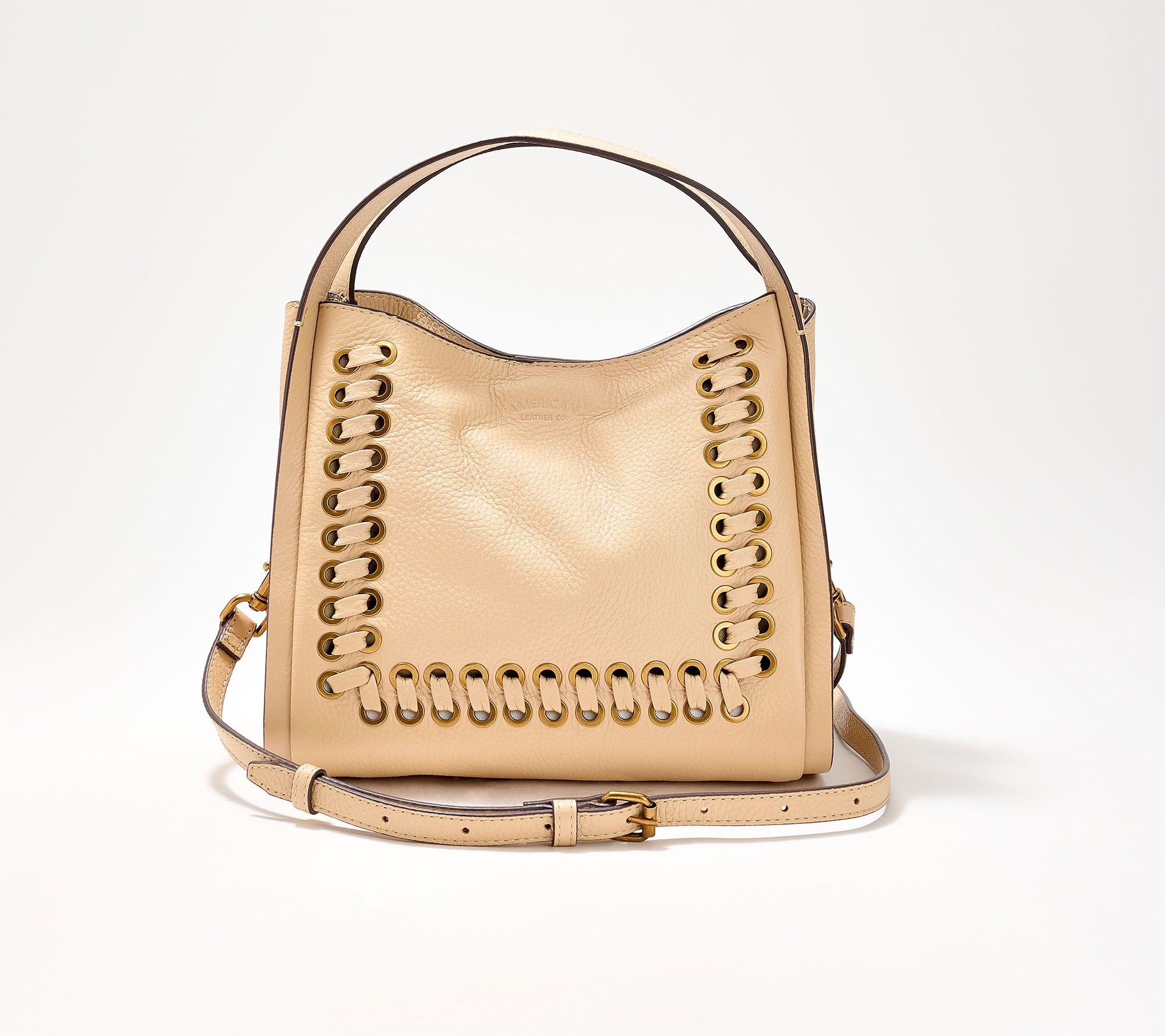 "As Is" American Leather Co. Auburn Eyelet Conv. Crossbody