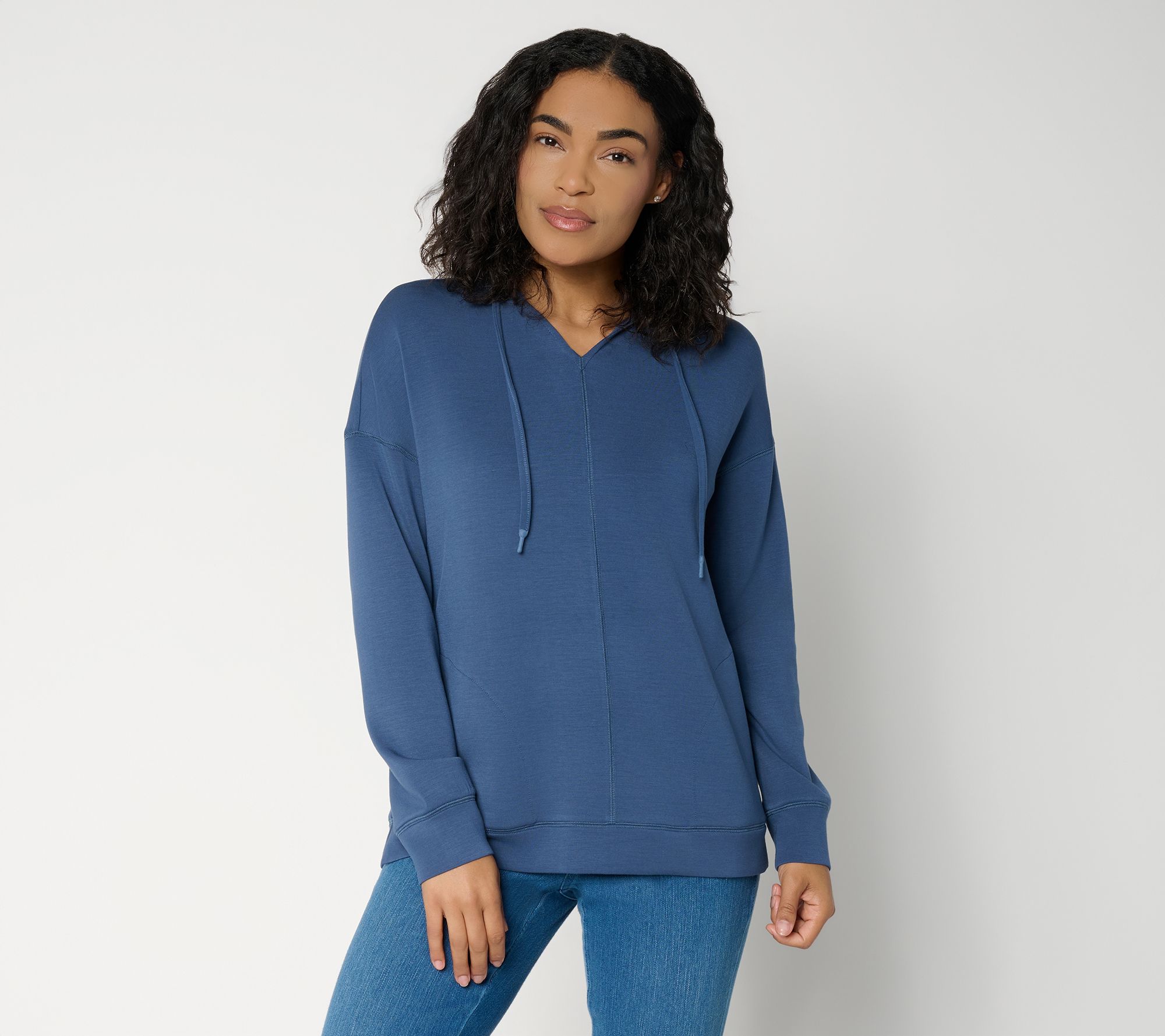 "As Is" Belle by Kim Gravel ScubaLuxe Hoodie with Pockets