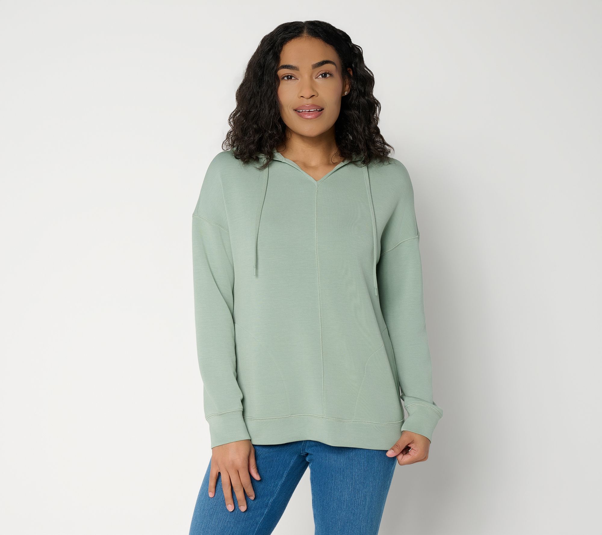 "As Is" Belle by Kim Gravel ScubaLuxe Hoodie with Pockets