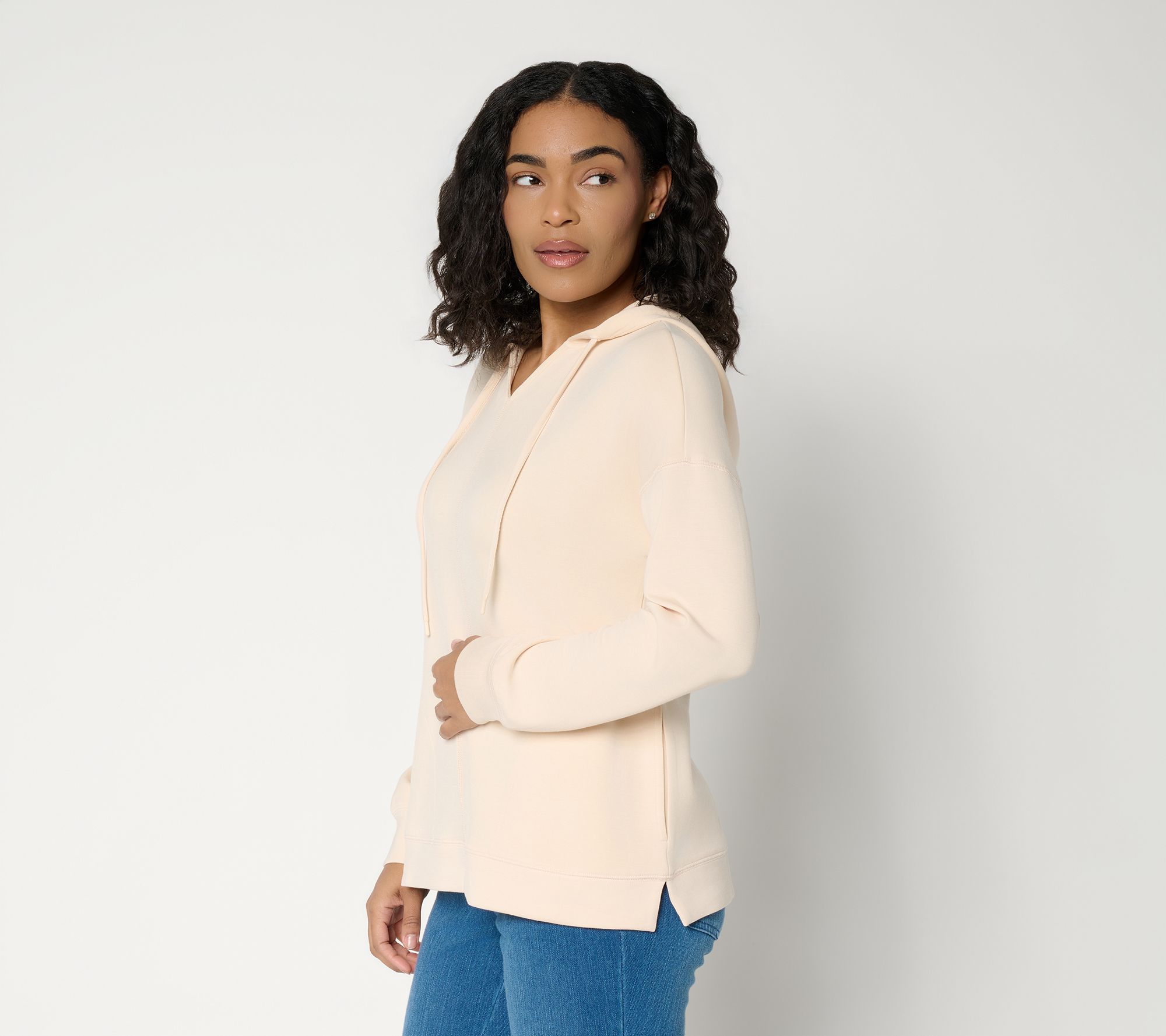 "As Is" Belle by Kim Gravel ScubaLuxe Hoodie with Pockets