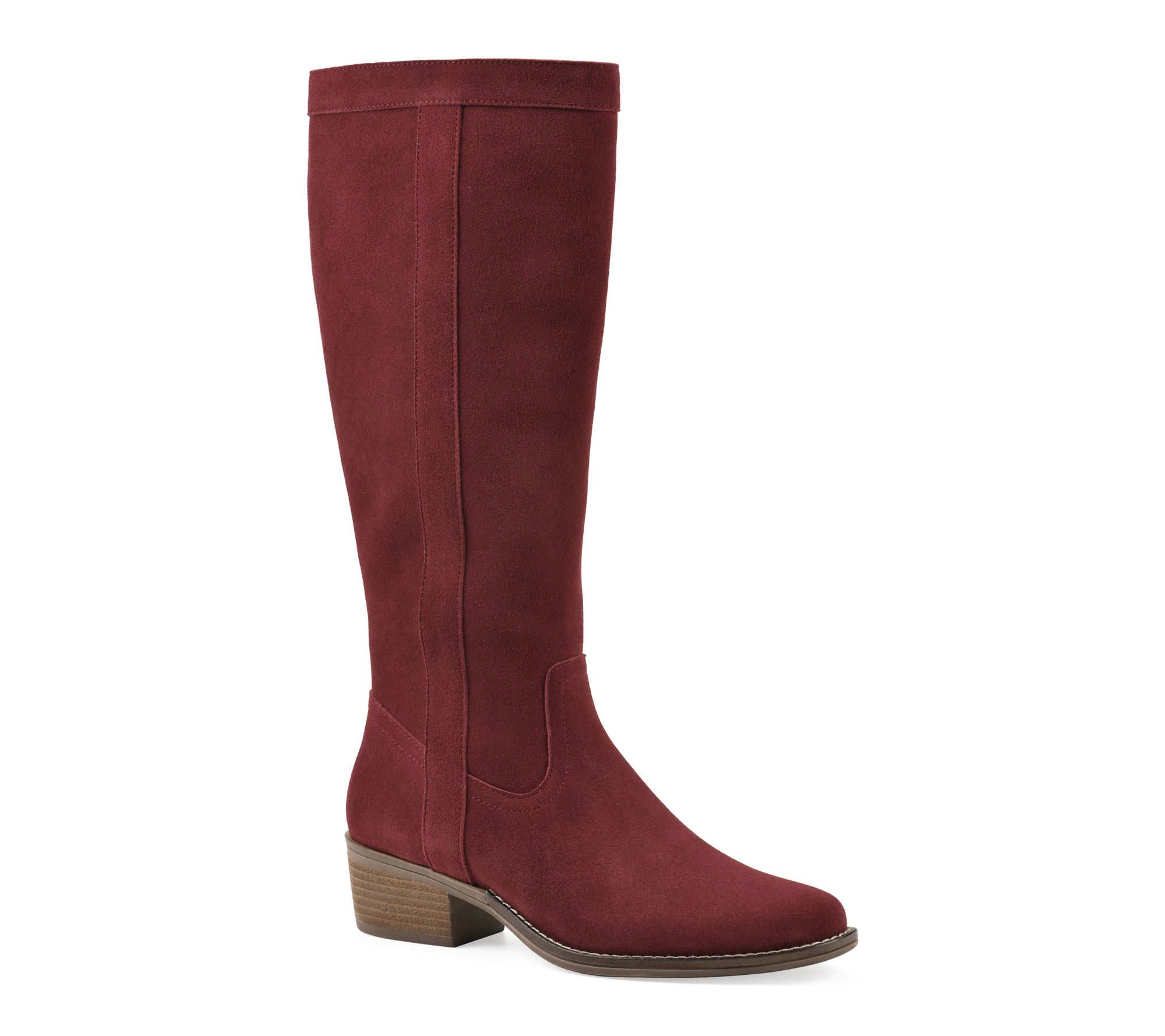 White Mountain Medium Calf Leather Tall -Shaft Boots -Altitude