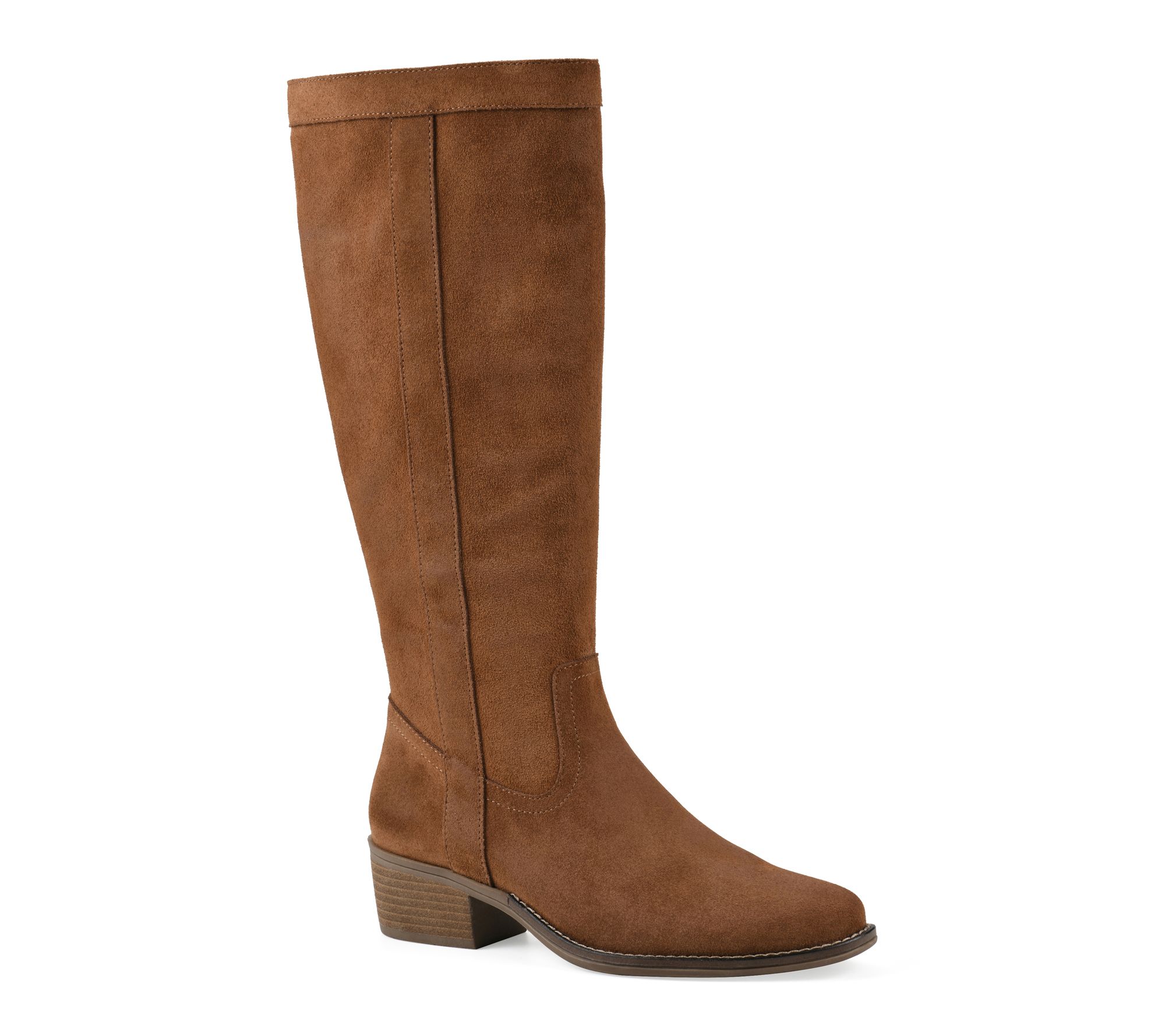 White Mountain Medium Calf Leather Tall -Shaft Boots -Altitude