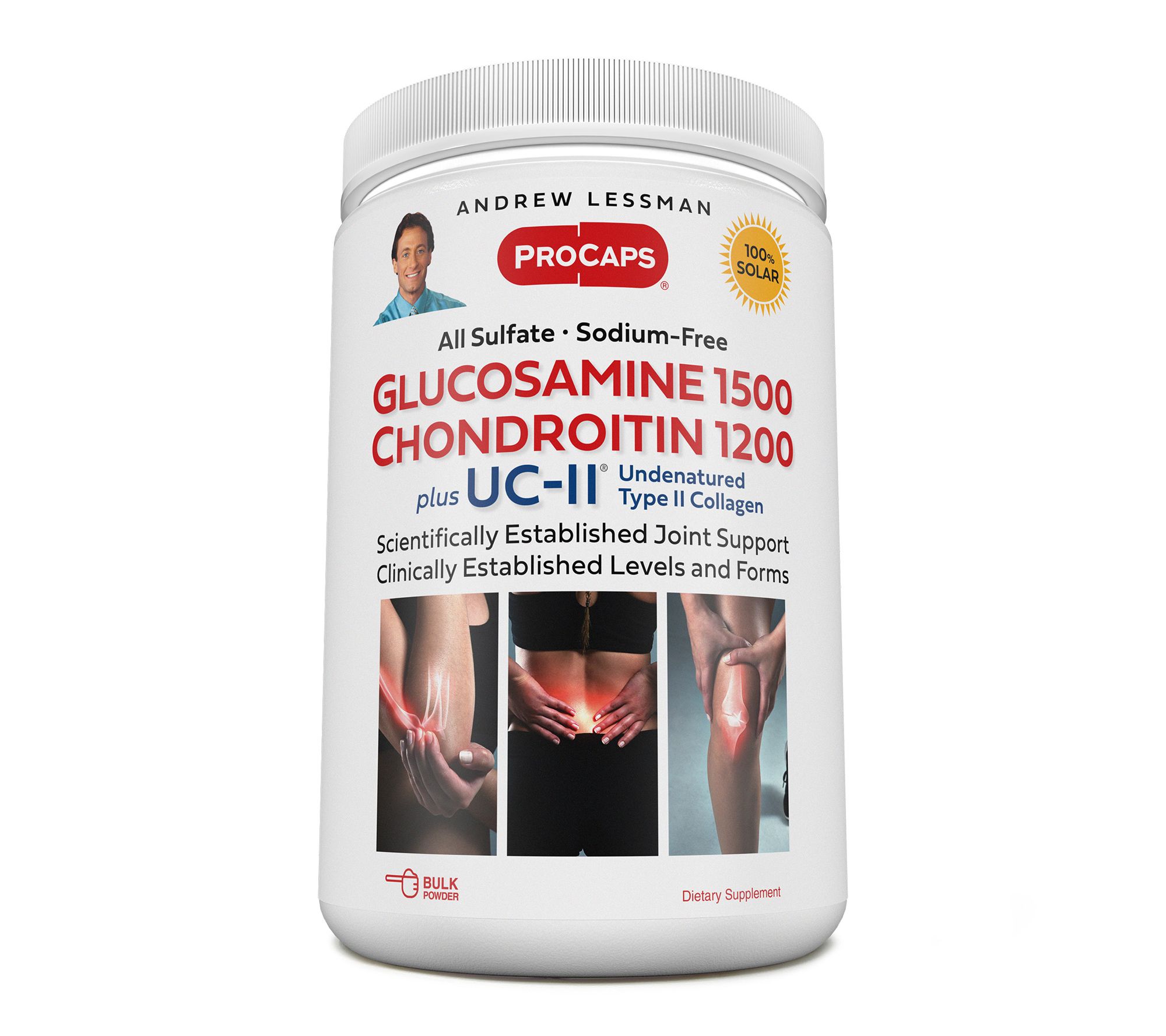 Andrew Lessman Glucosamine Chondroitin UC-ll 180 Powder Serving