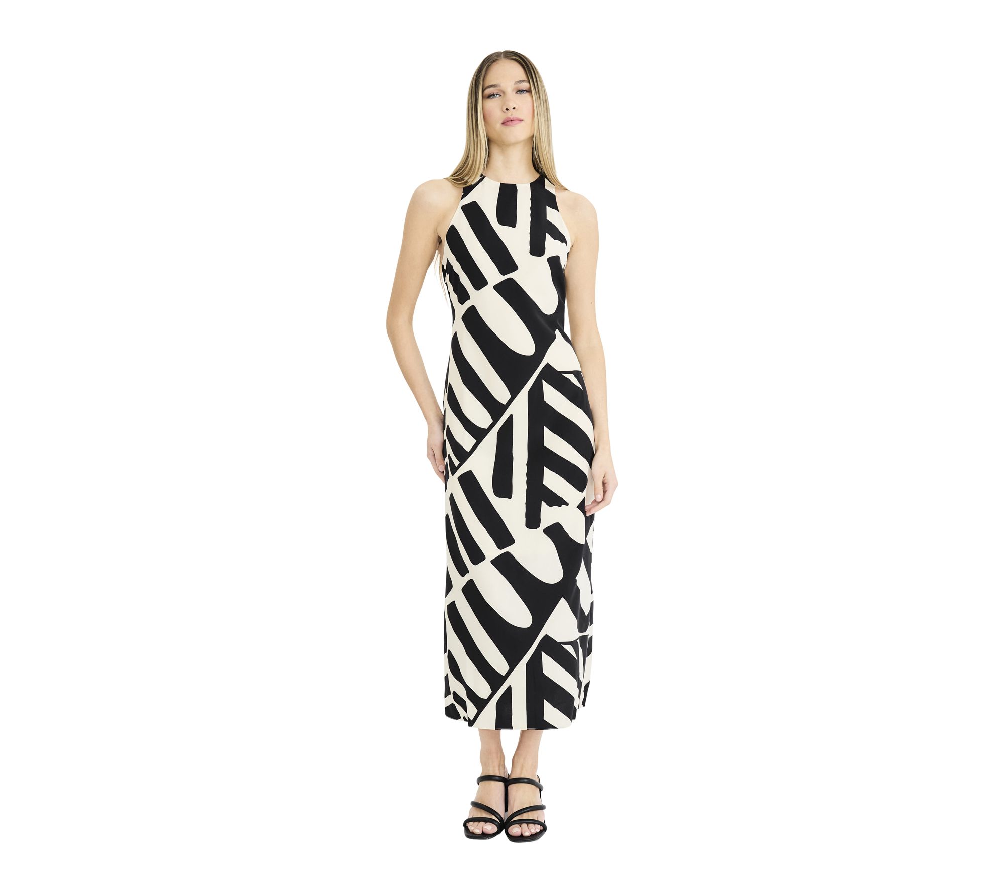 Donna Morgan Maxi Dress With Keyhole at CenterBack