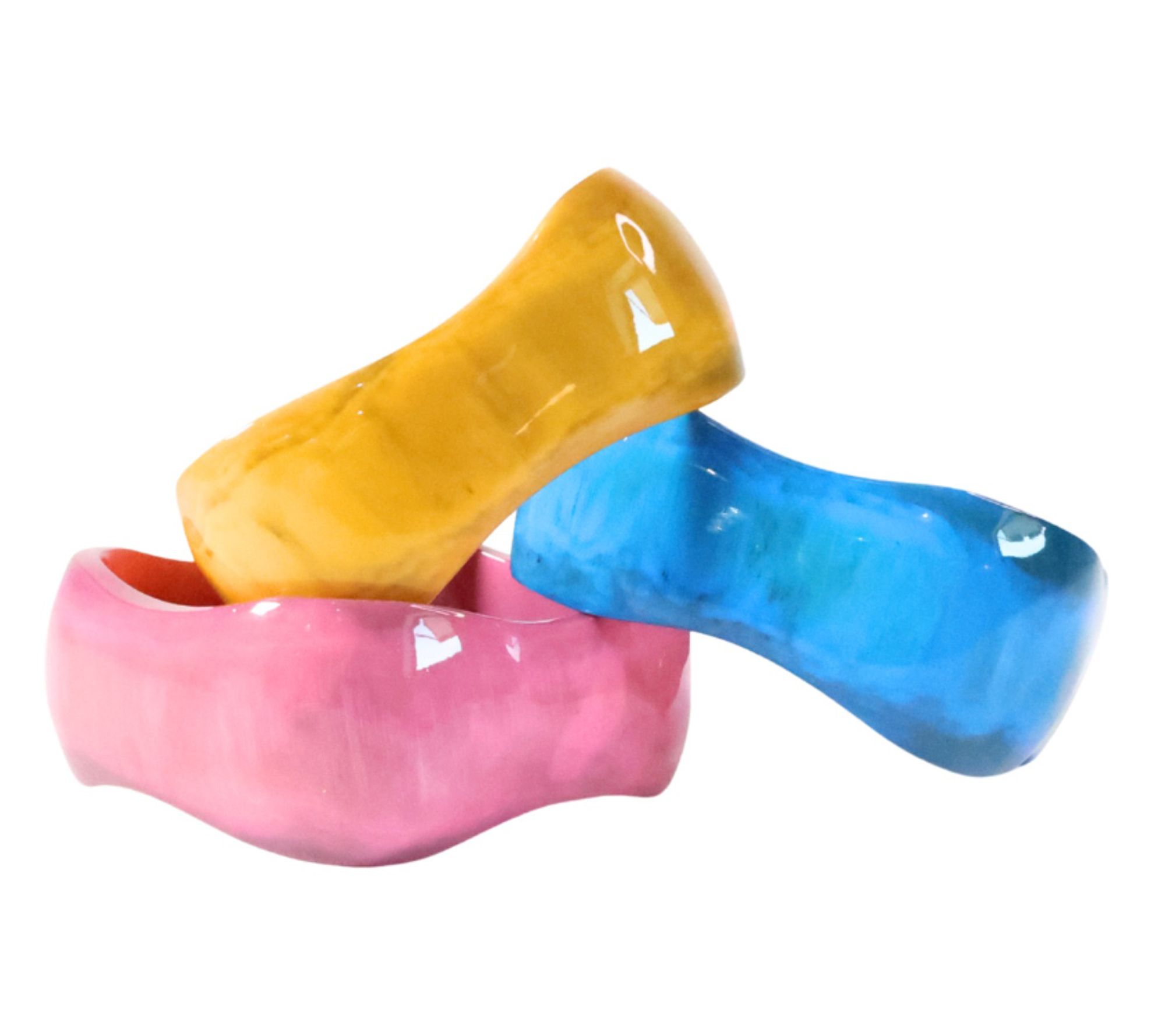 Sunshine Tienda Buffalo Horn Coral 3 Set pc Bangle