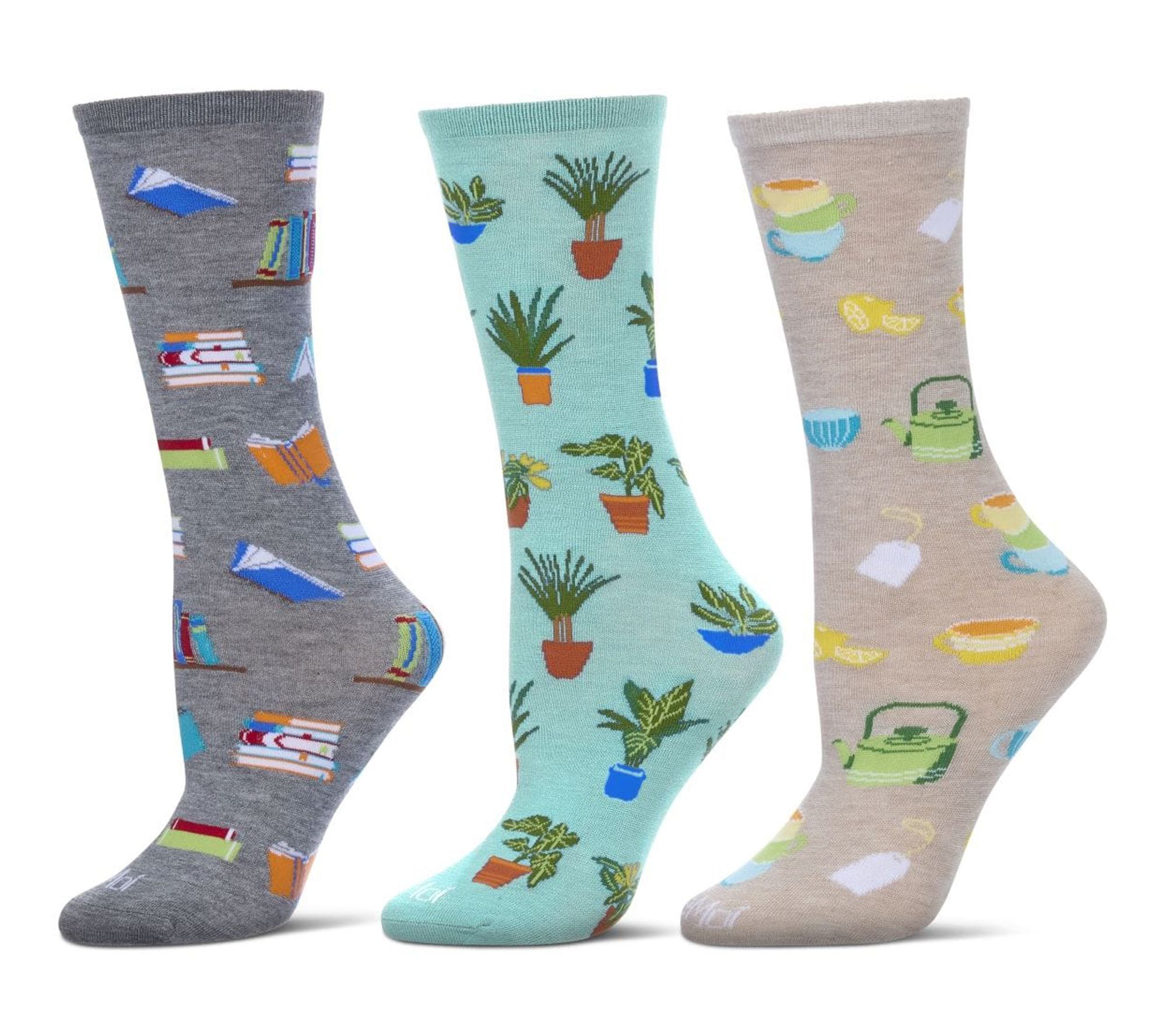Booktrovert 3 Pack Sock Gift Set