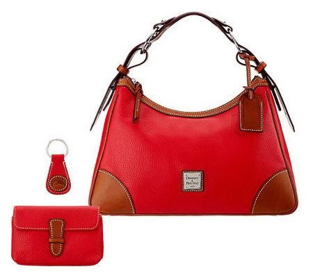 Qvc dooney & outlet bourke hobo bags