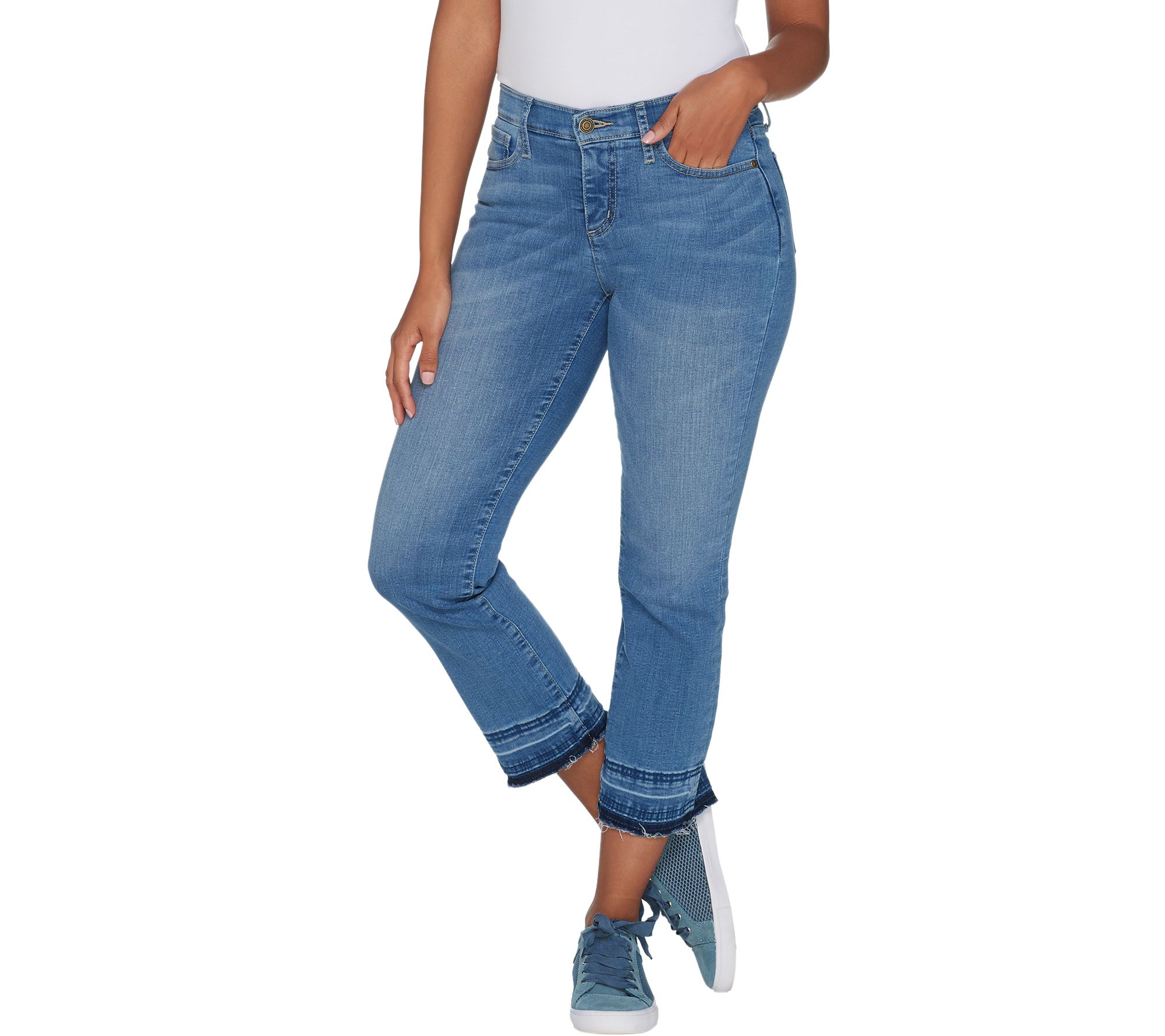 qvc cropped jeans