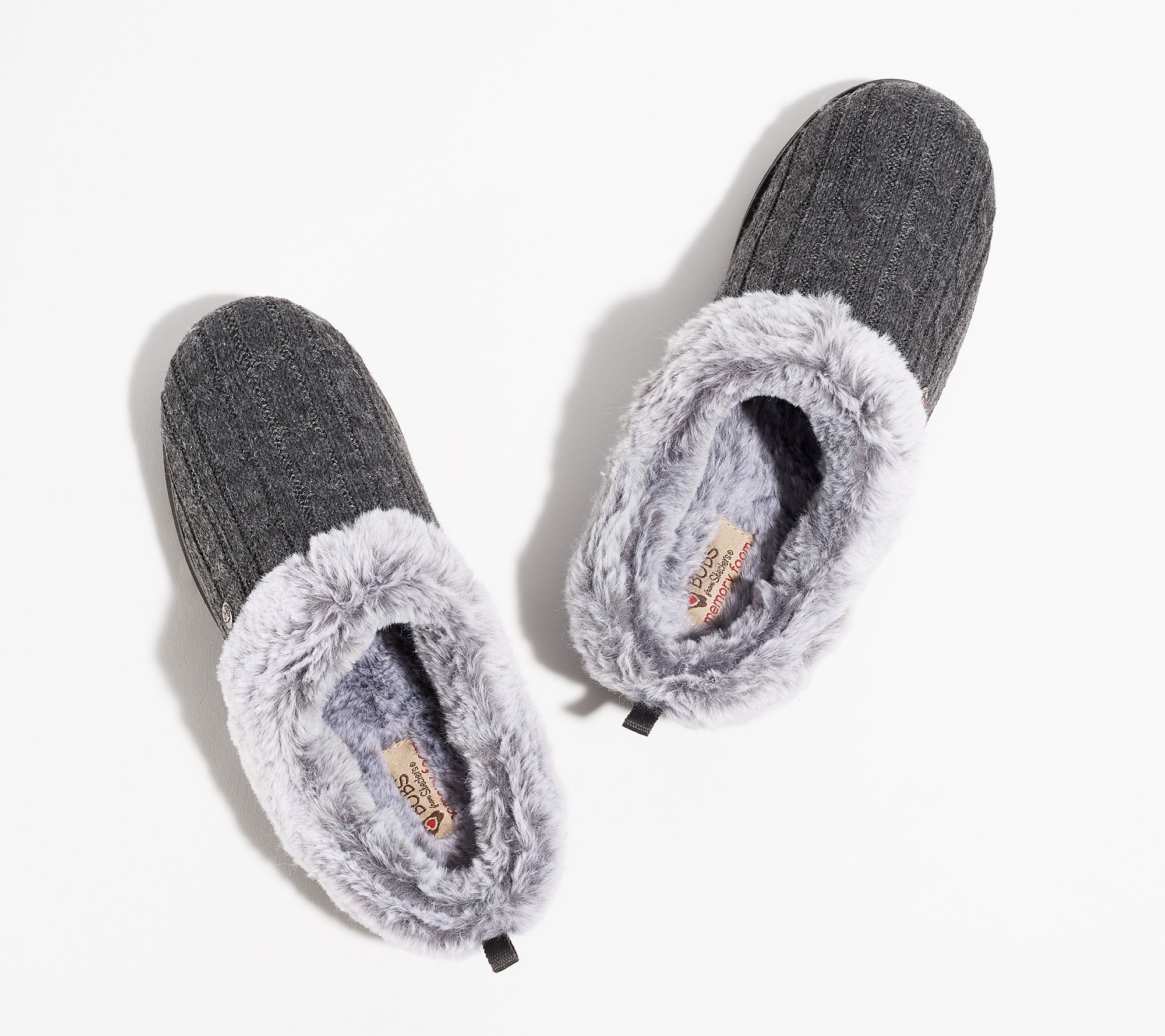 skechers sweater knit slippers