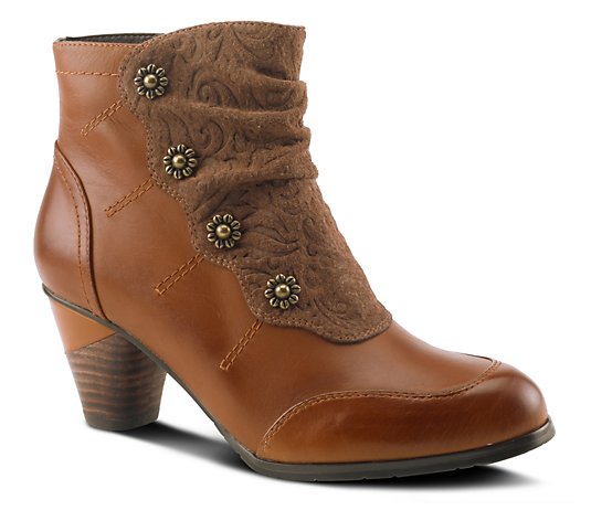 Spring Step L'Artiste Leather Ankle Boots - Belgard