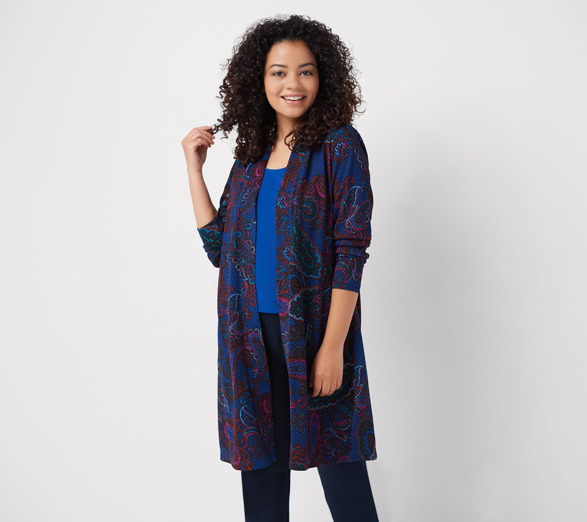 susan graver liquid knit duster