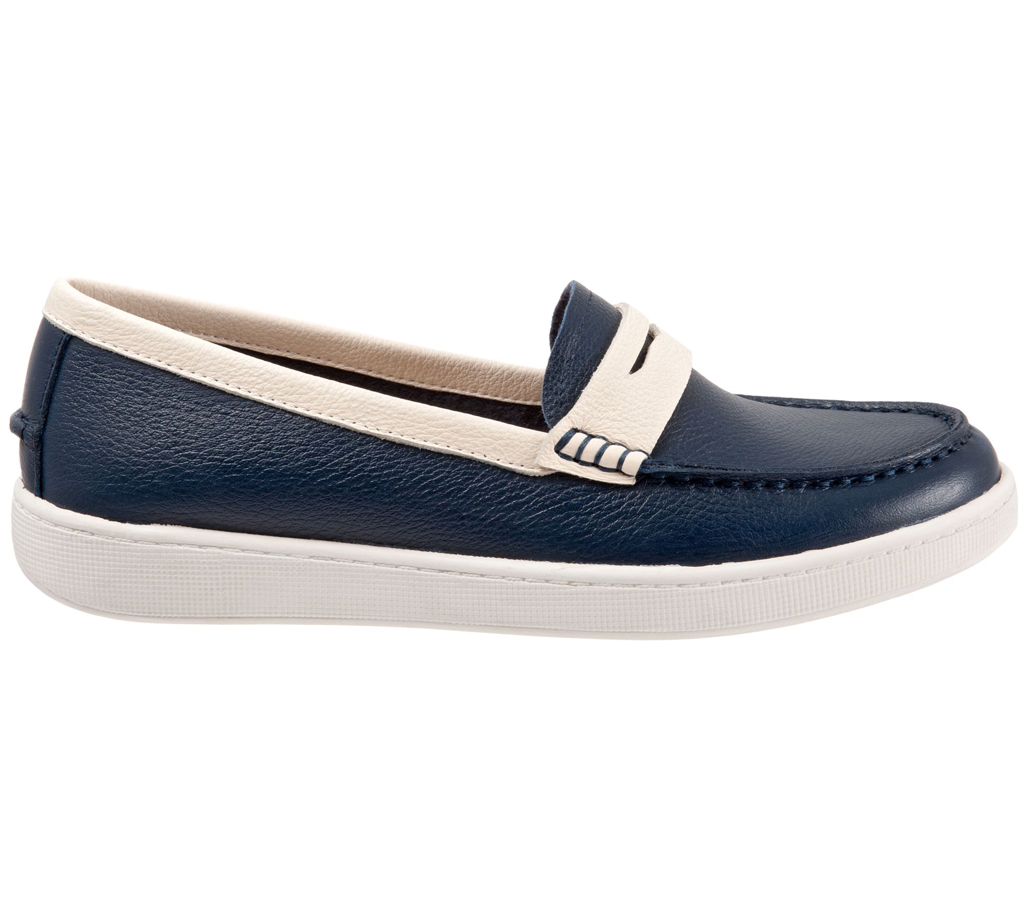 Trotters Leather Casual Slip-On Loafers - Dina - QVC.com
