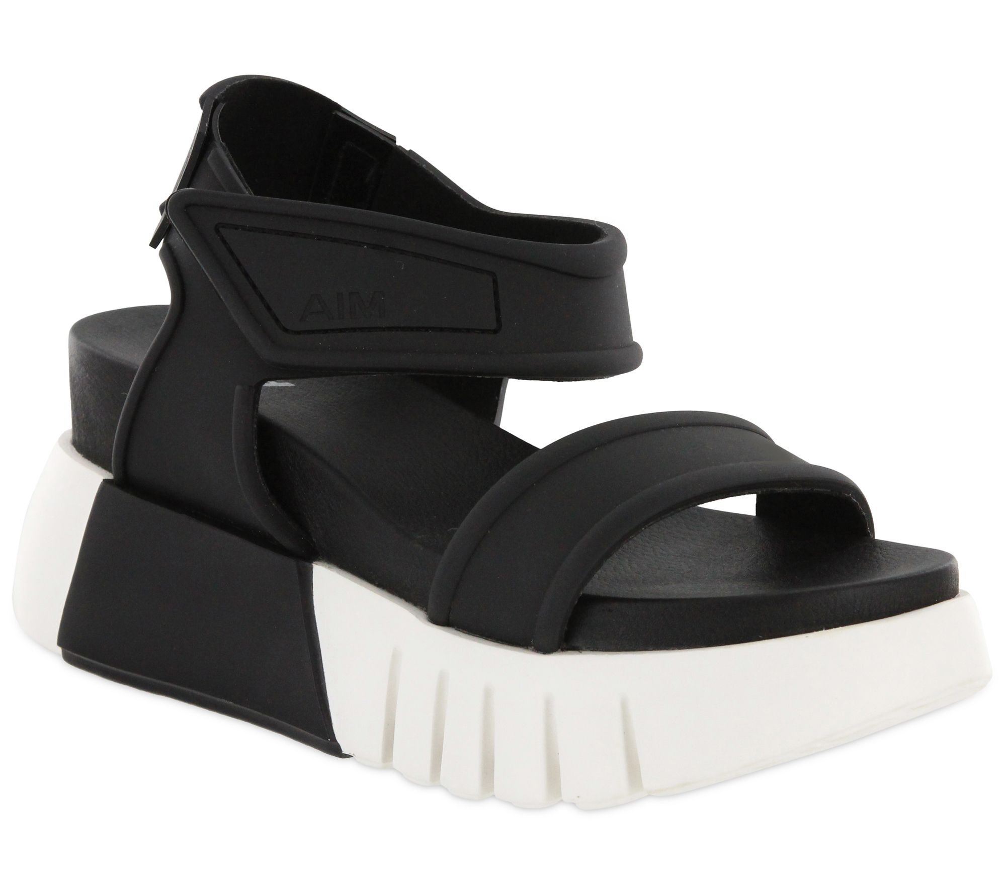 mia platform sandals black