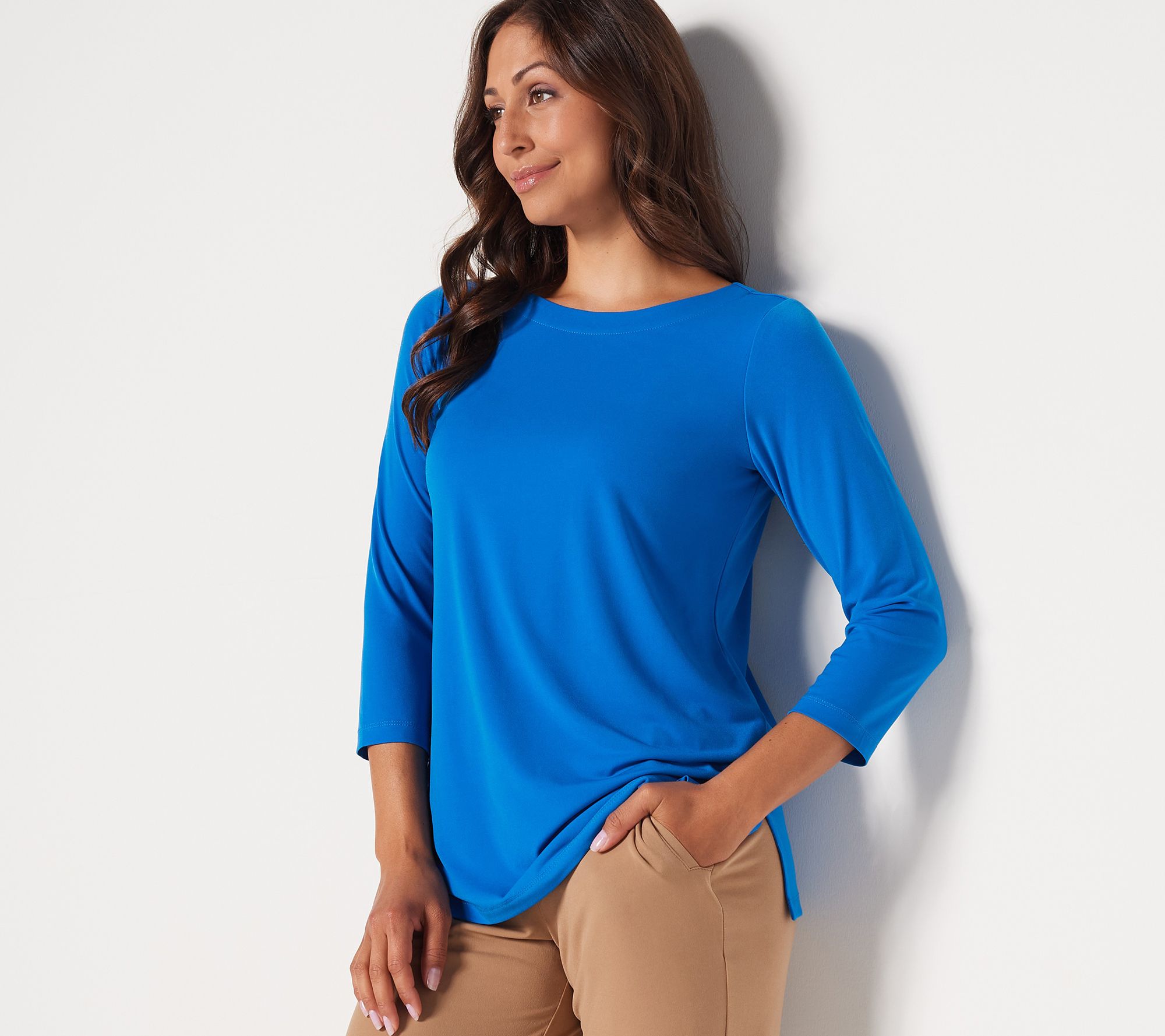 Susan Graver Modern Essentials Regular Liquid Knit Tunic