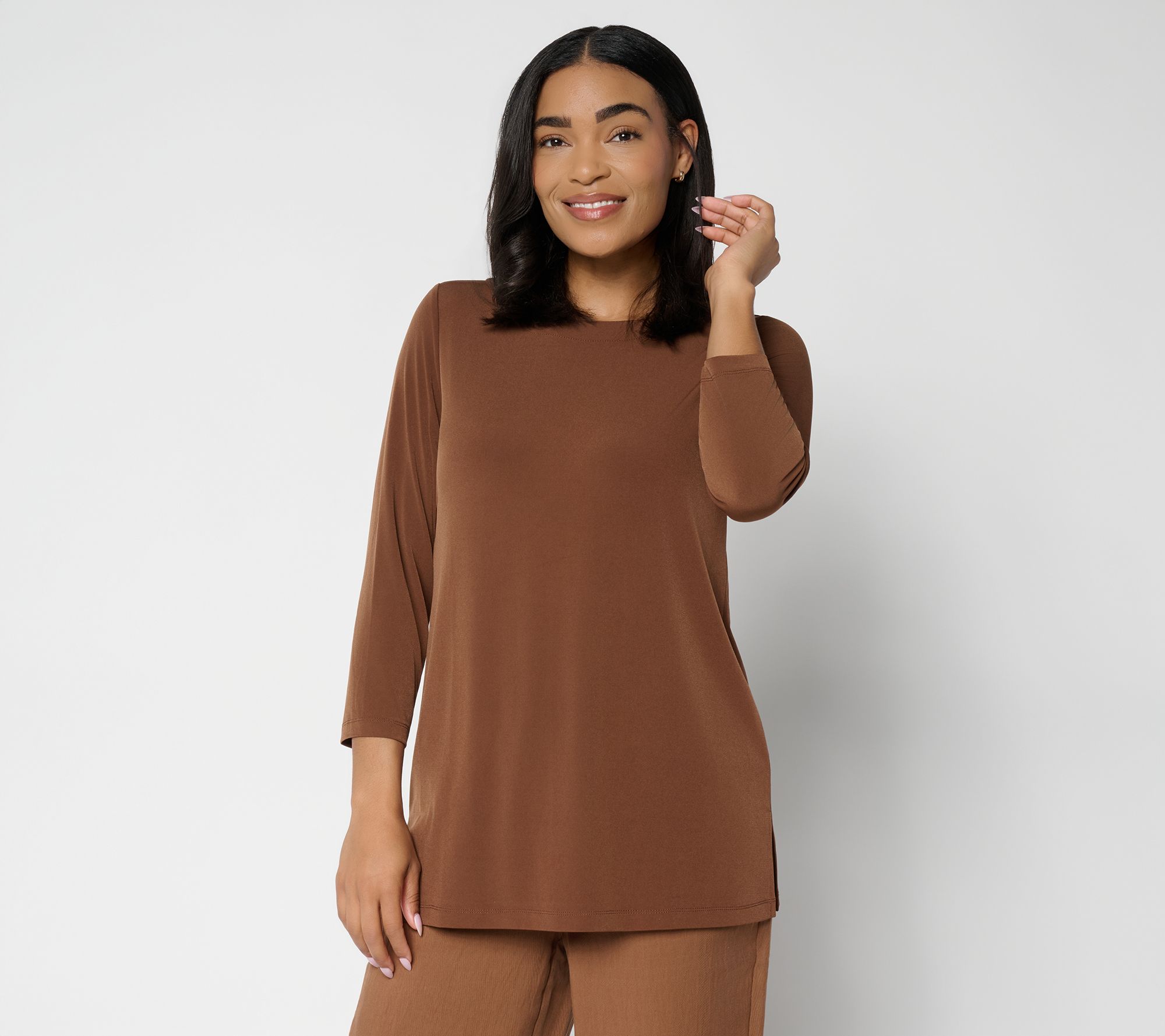 Susan Graver Modern Essentials Regular Liquid Knit Tunic